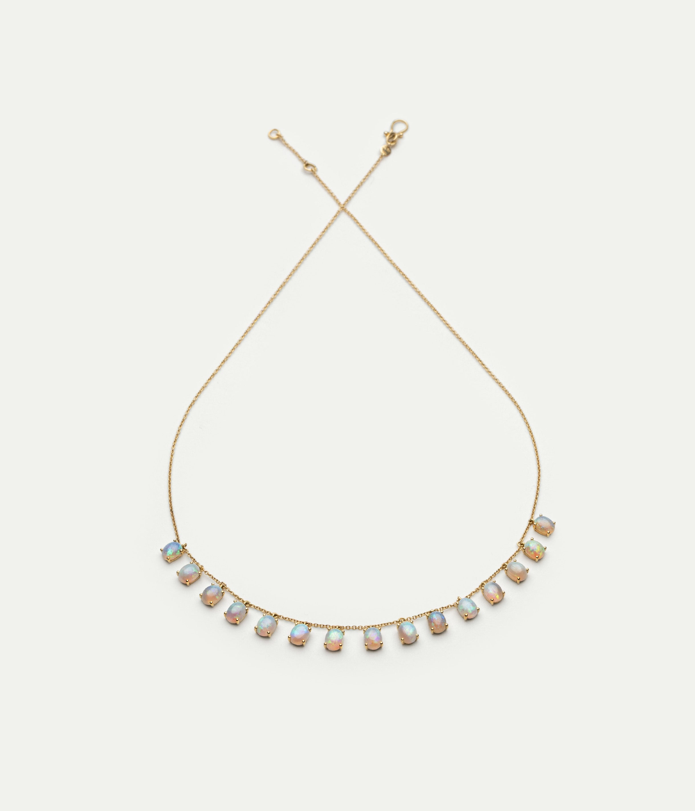Collier Dancing Drop opale