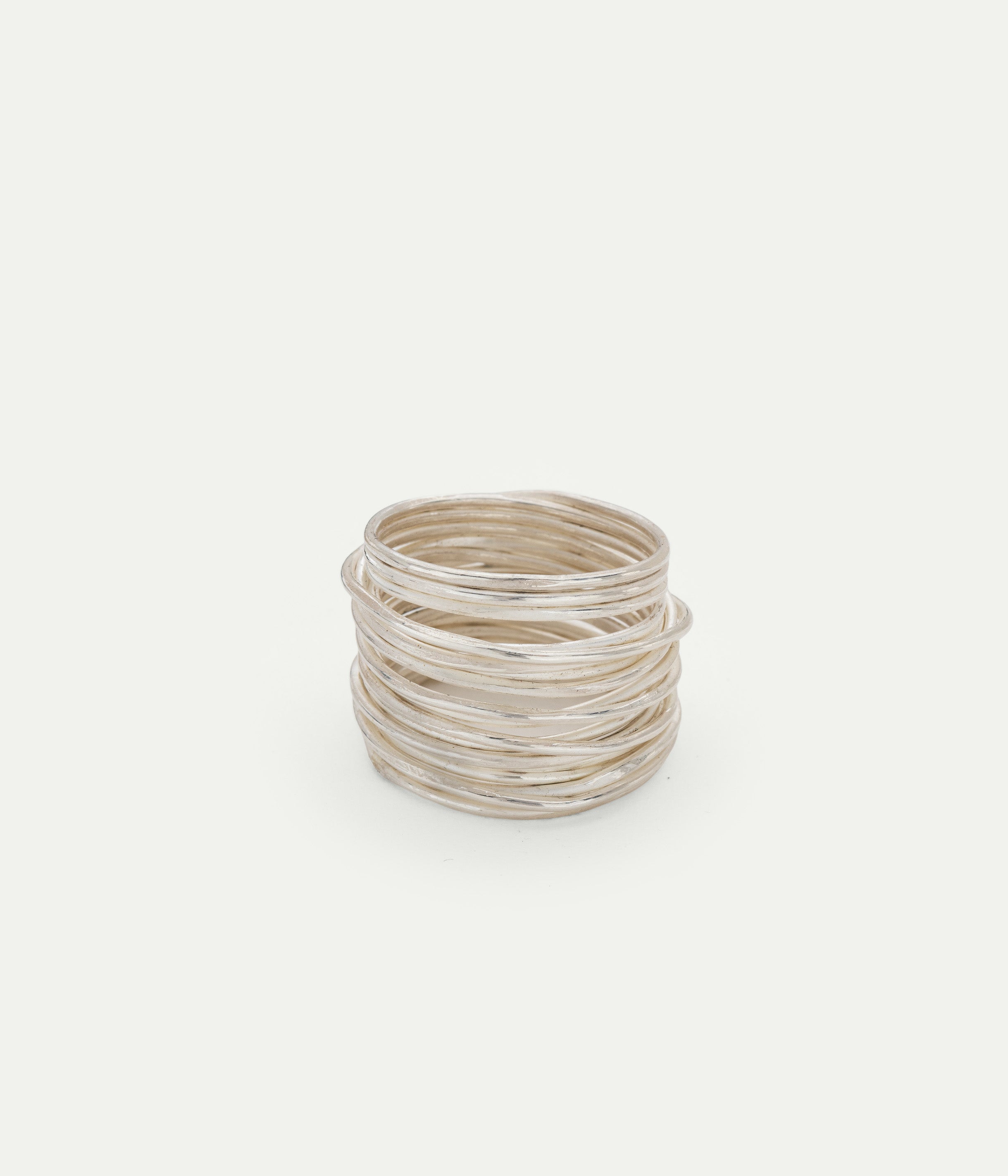 Bague Spaghetti argent