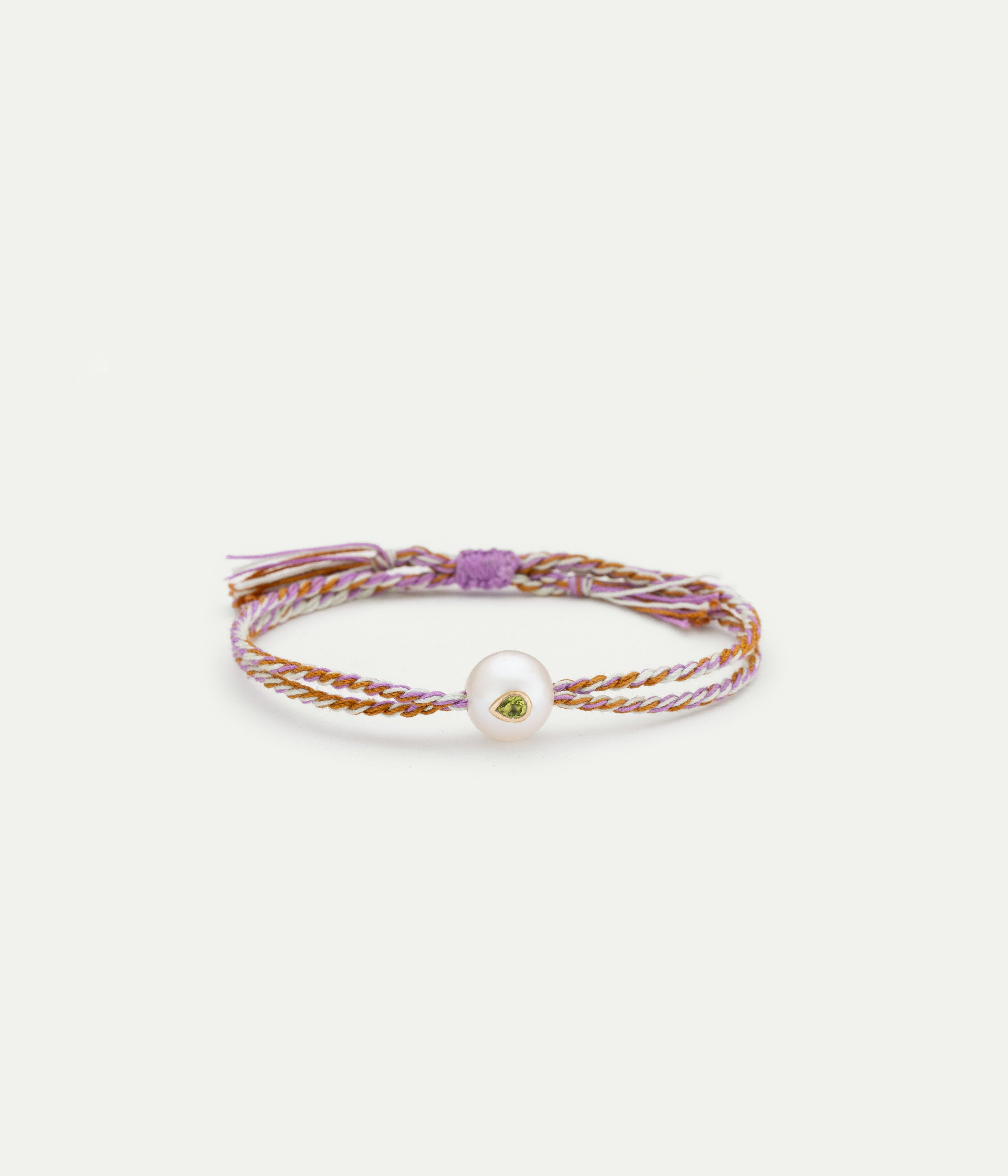 Bracelet Scarlett Lila péridot