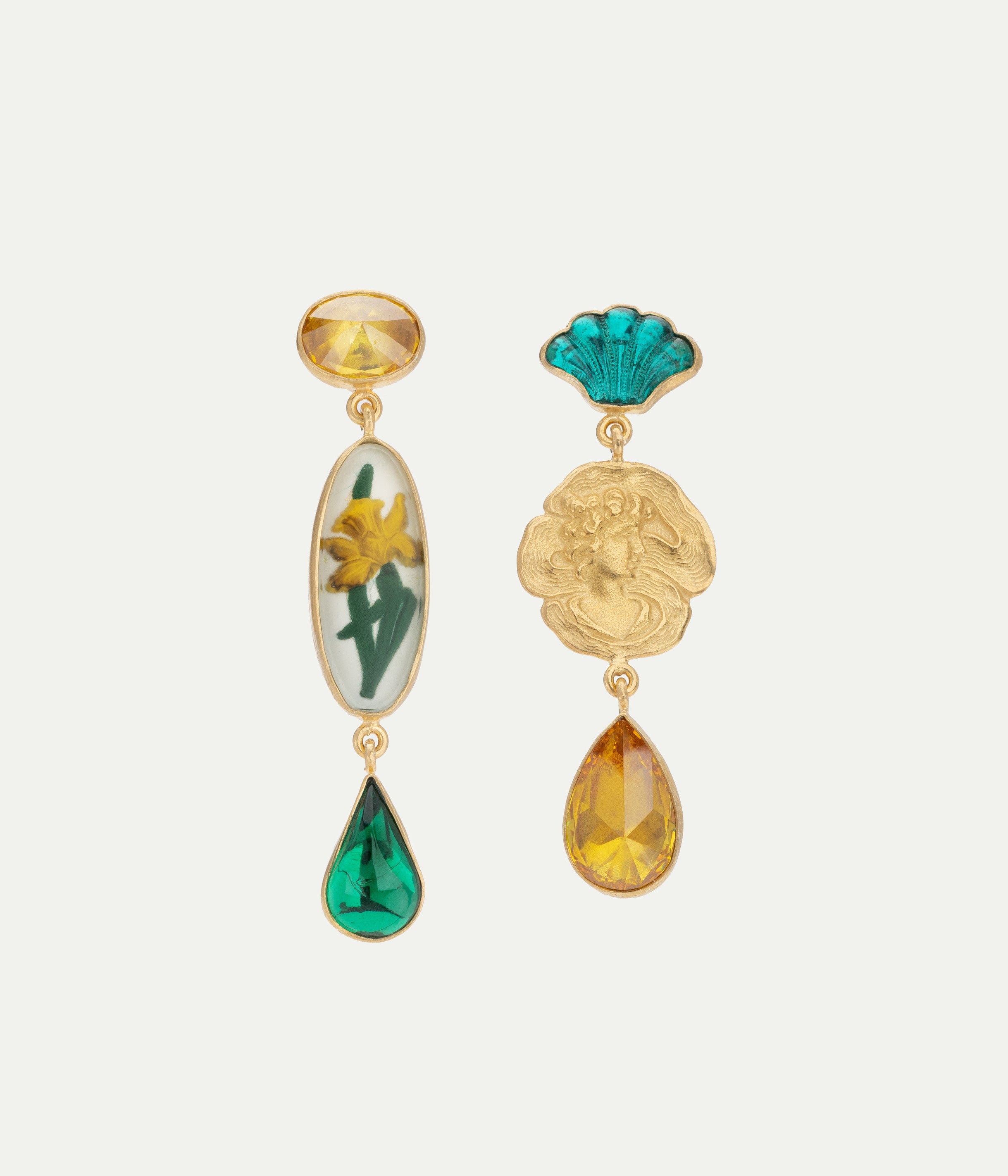 Boucles d'oreilles Daffodil and Lady