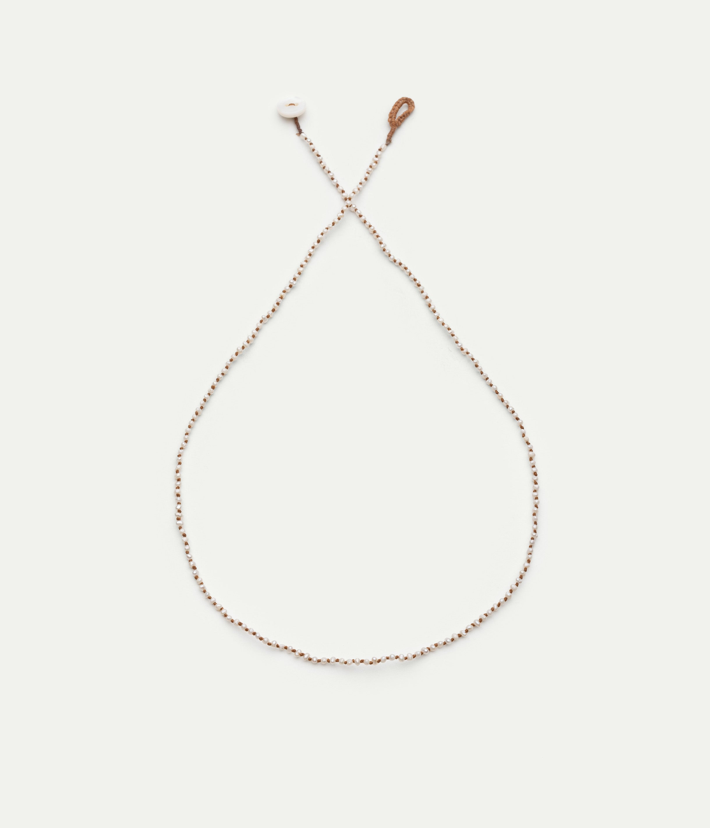 Collier Bouton perles