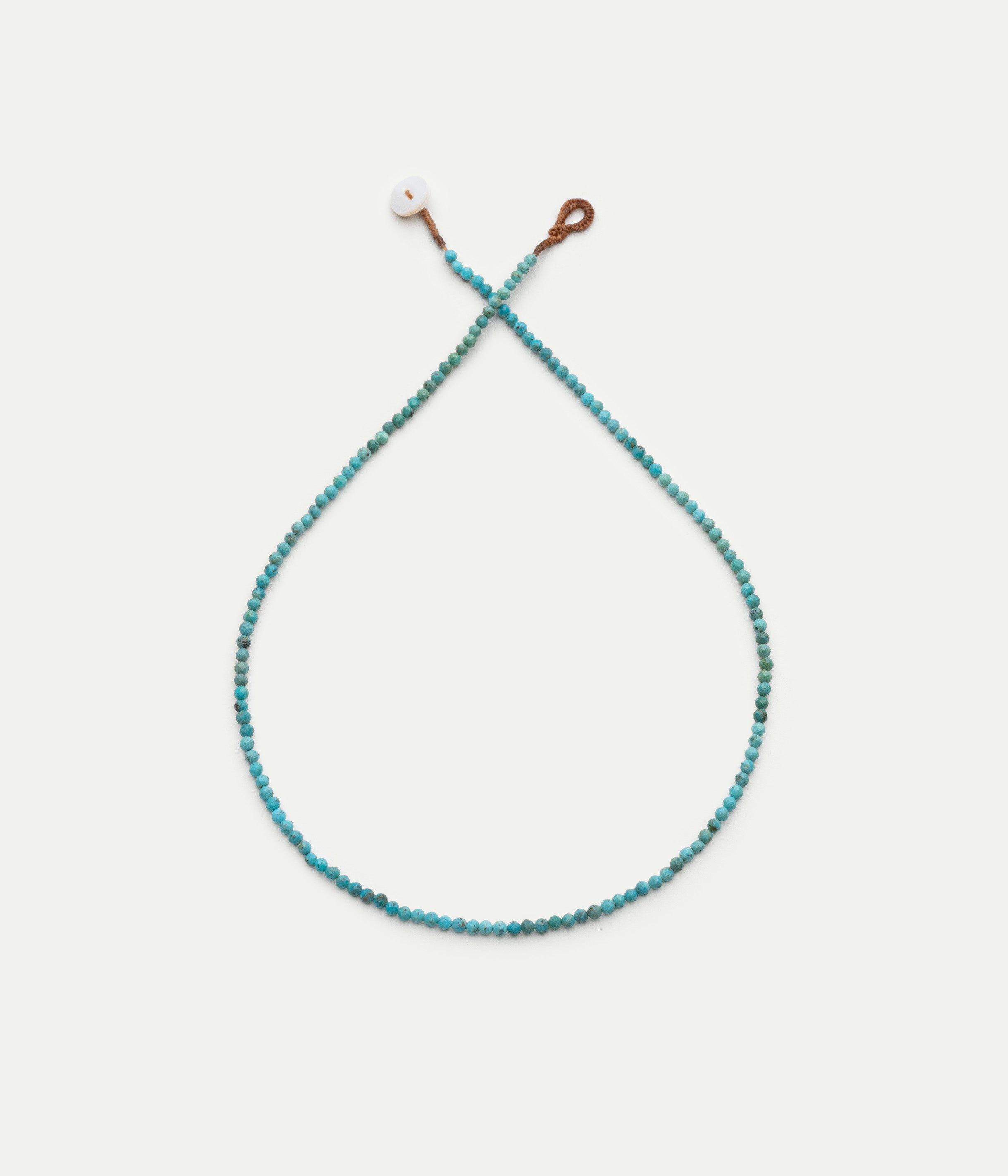 Collier Bouton turquoise