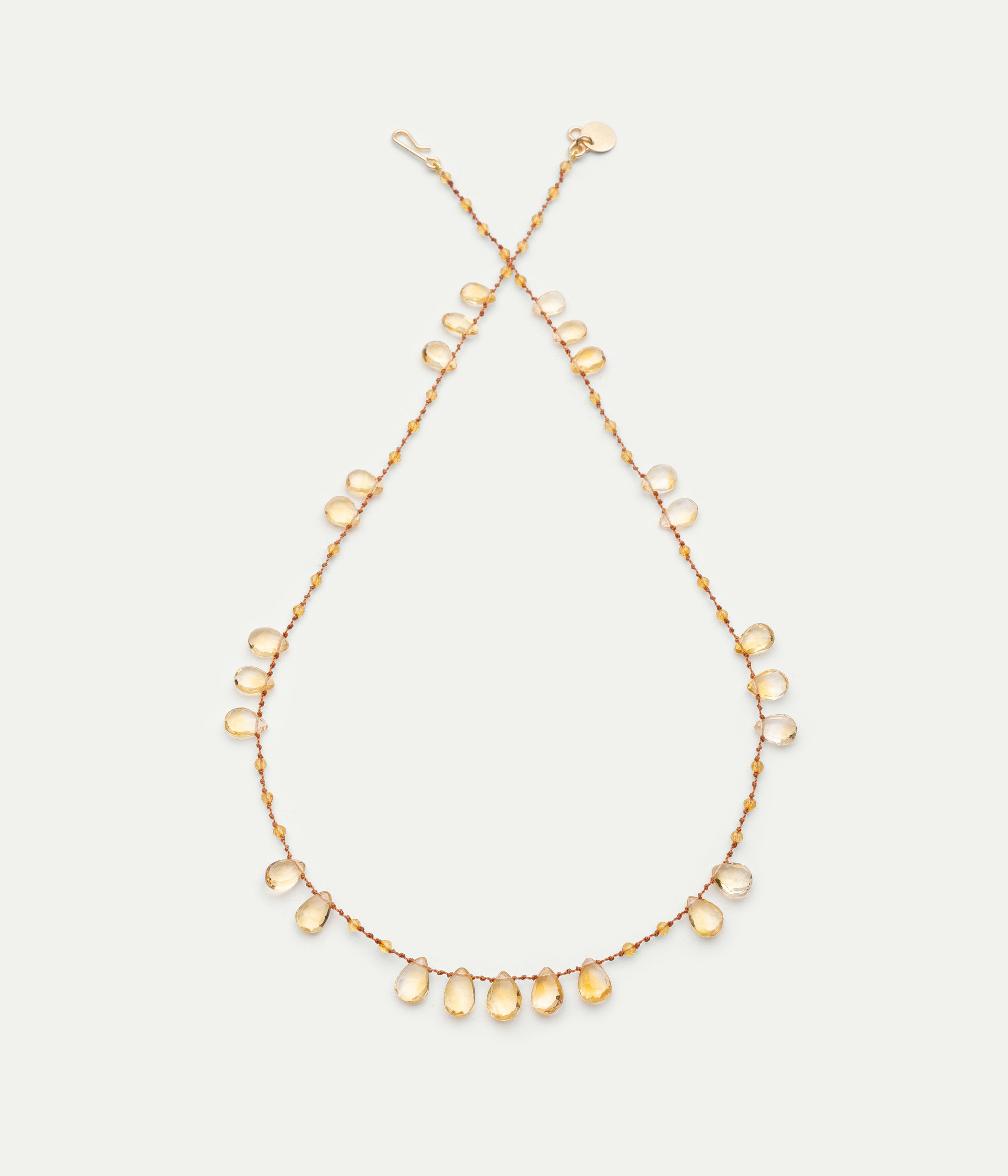 Collier Offset Citrine