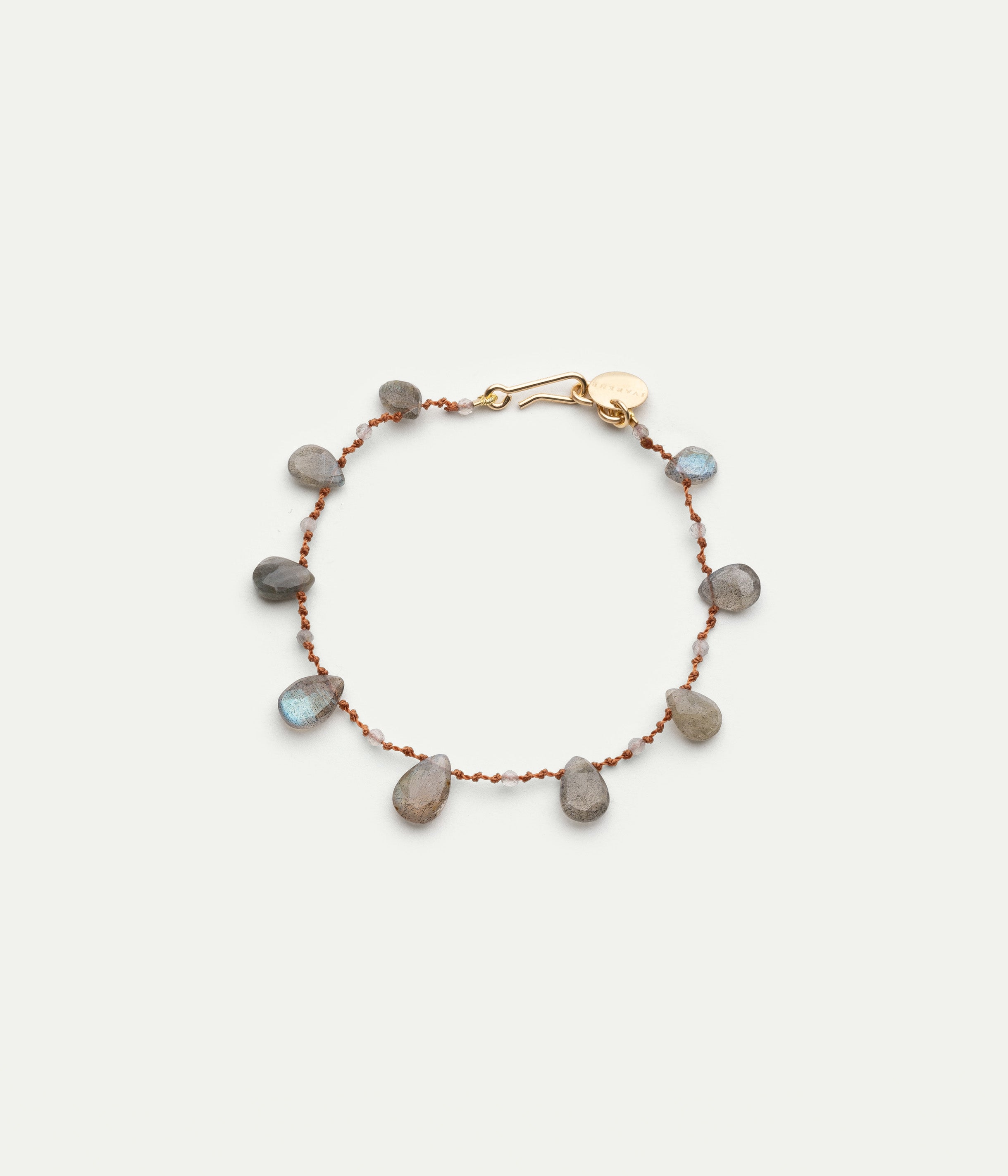 Bracelet Odin drops and beads labradorite