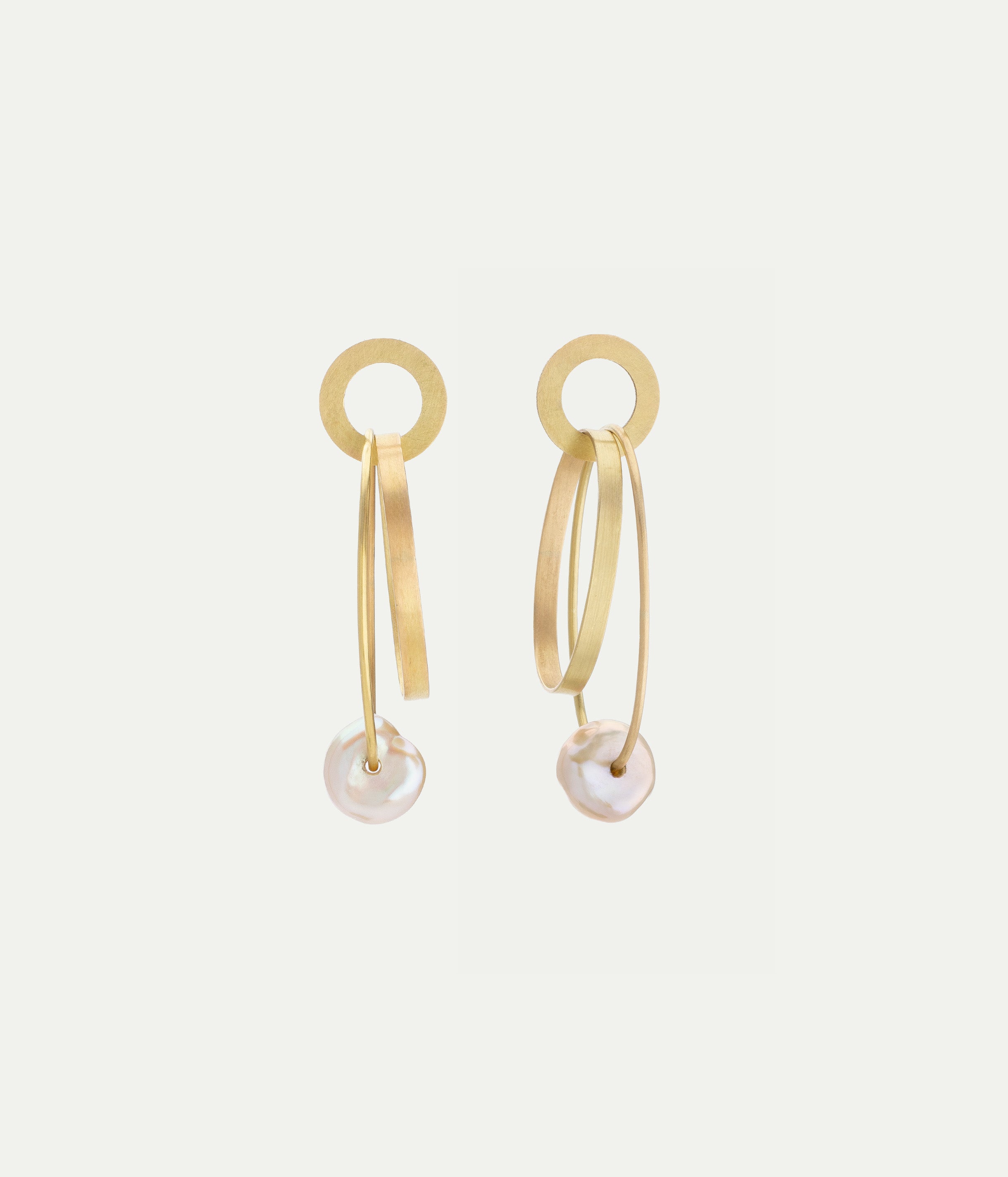 Boucles d'oreilles Isieme 03 or jaune