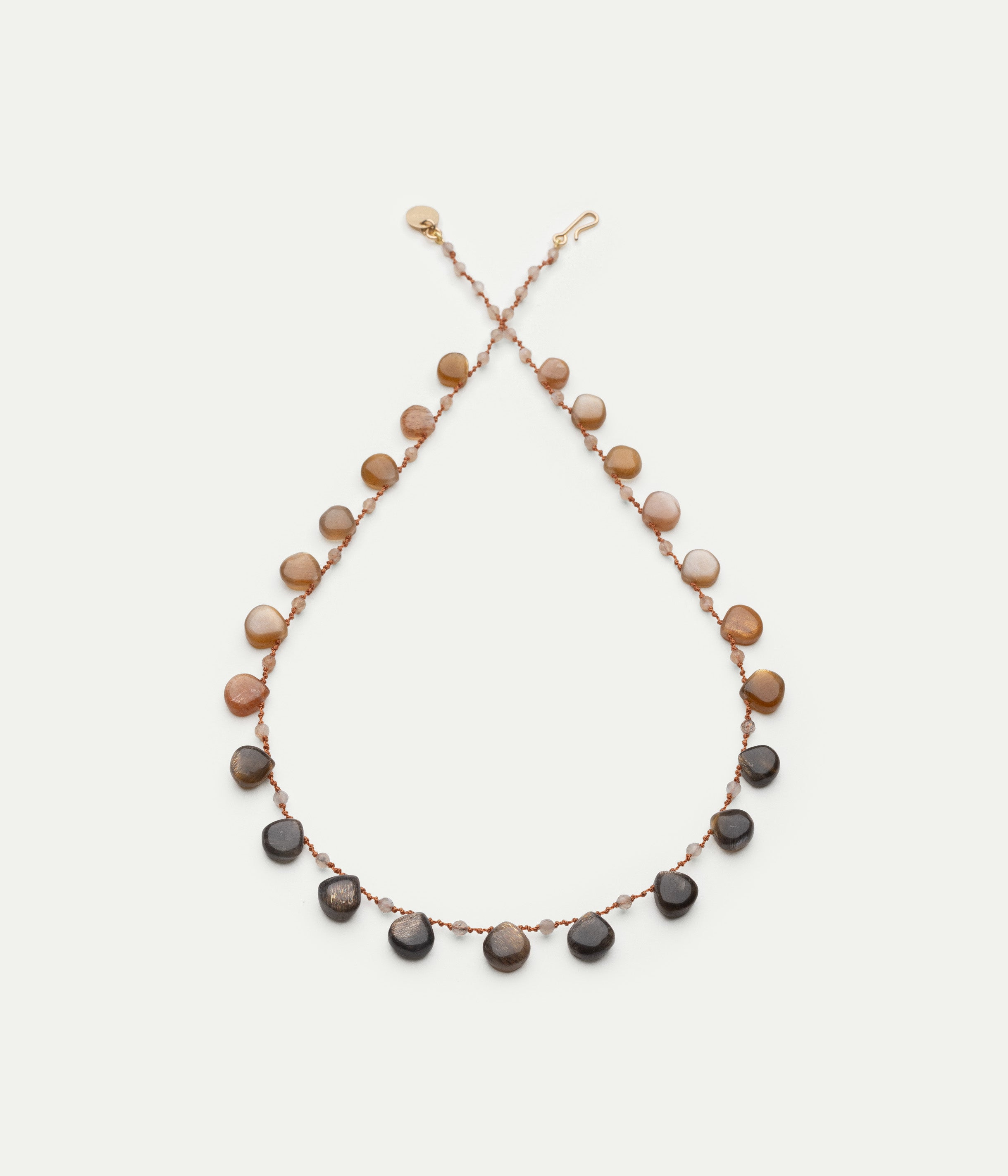Beachwood moonstone necklace