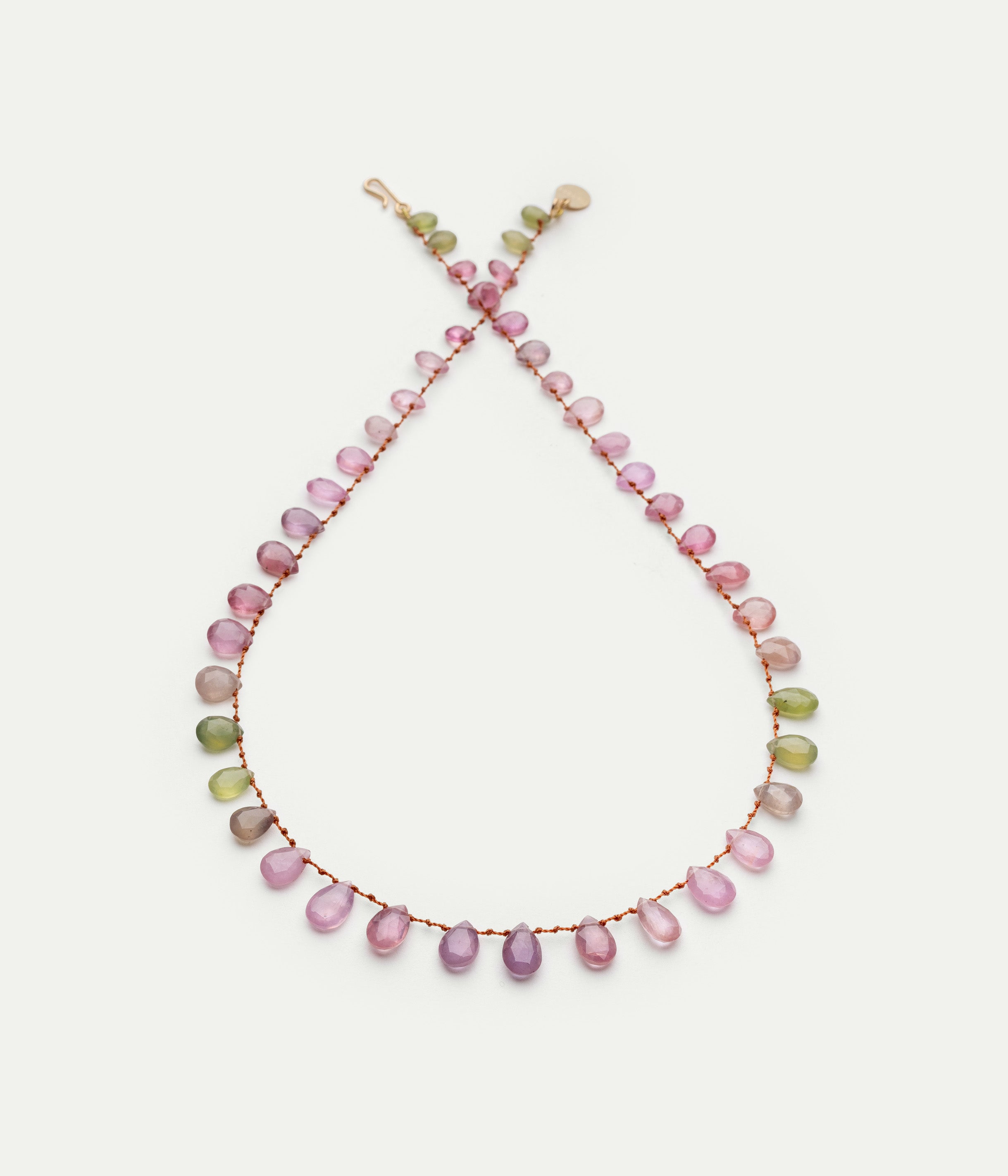 Collier Meadow Facette saphir