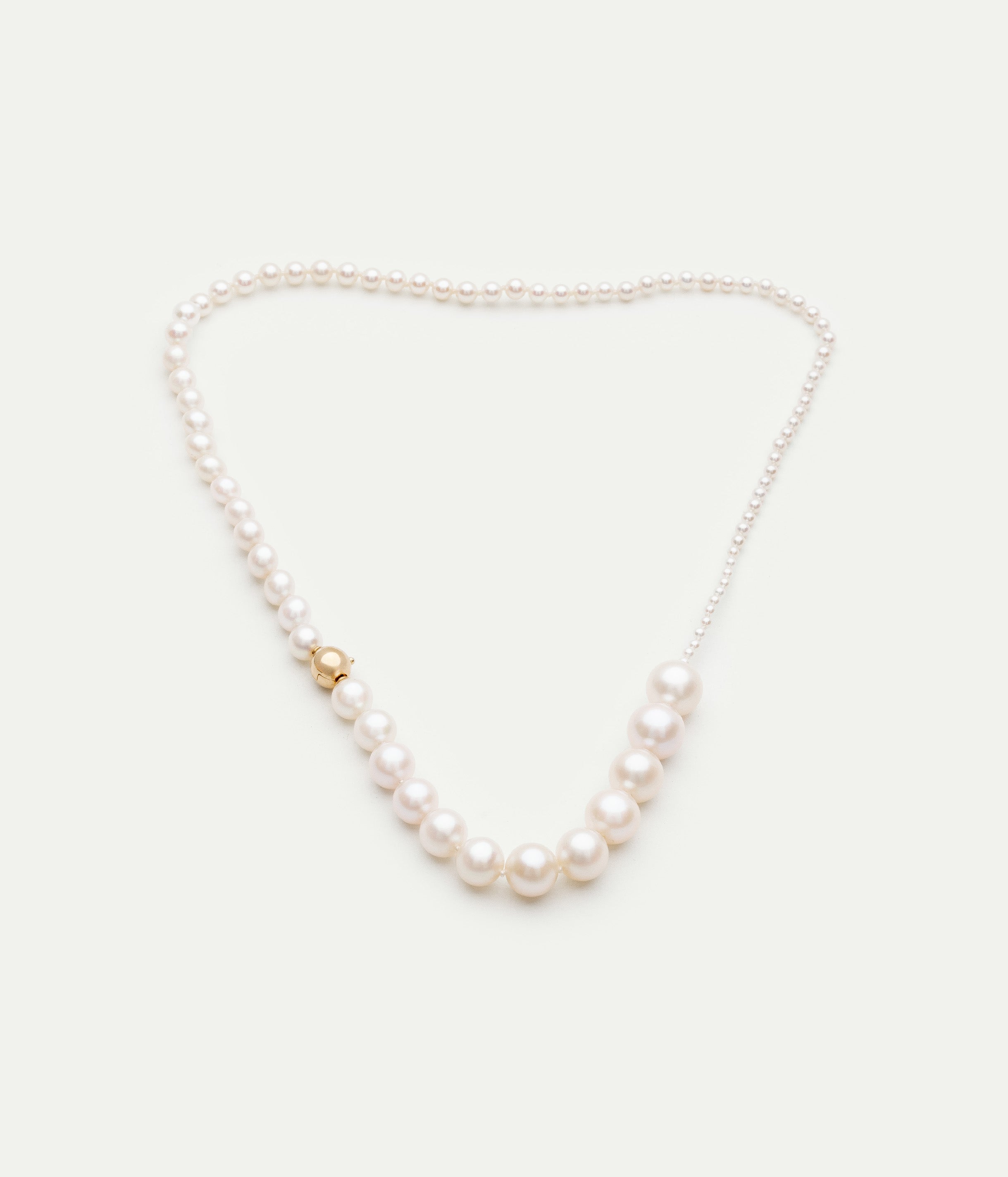 Collier Peggy or jaune et perles