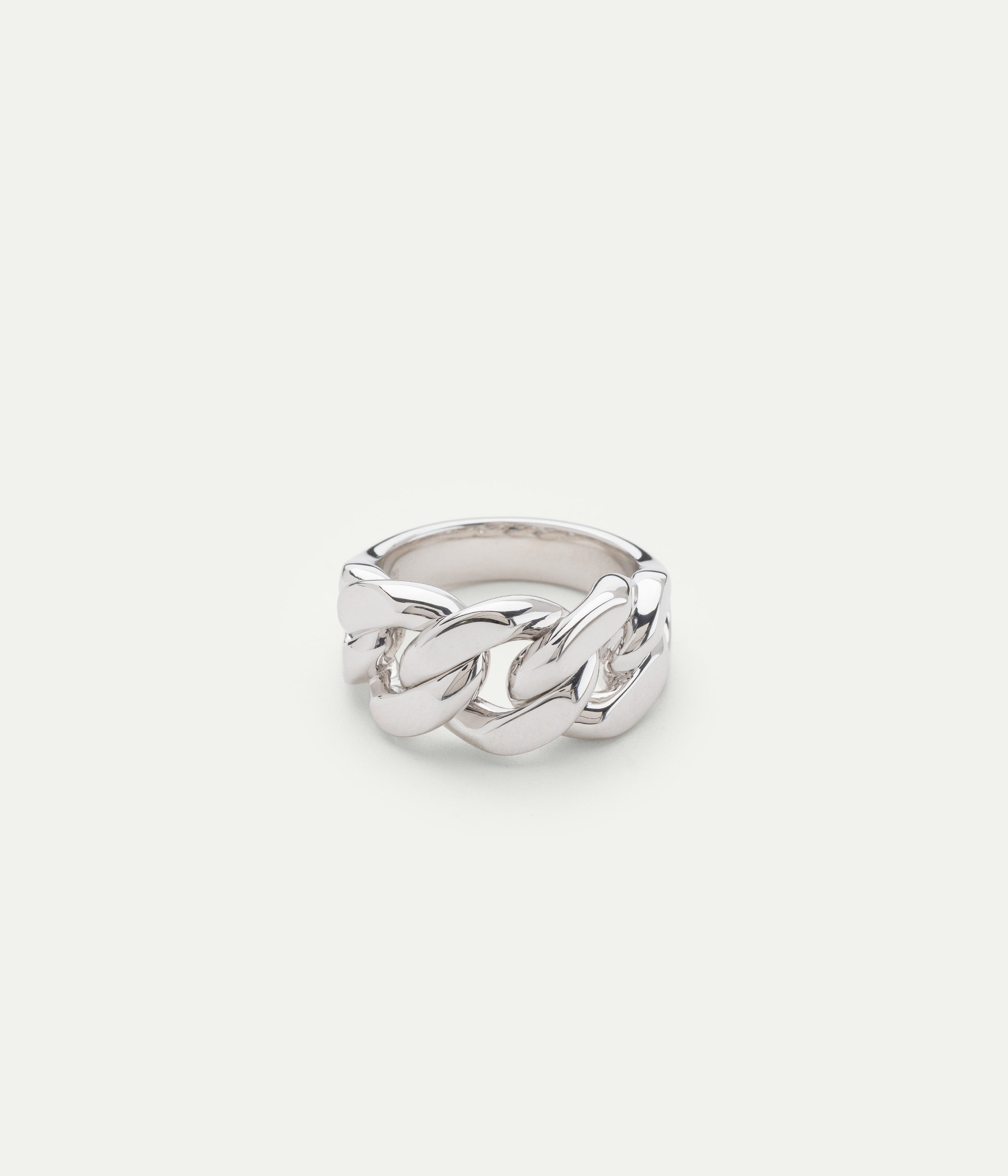 Dean M silver ring