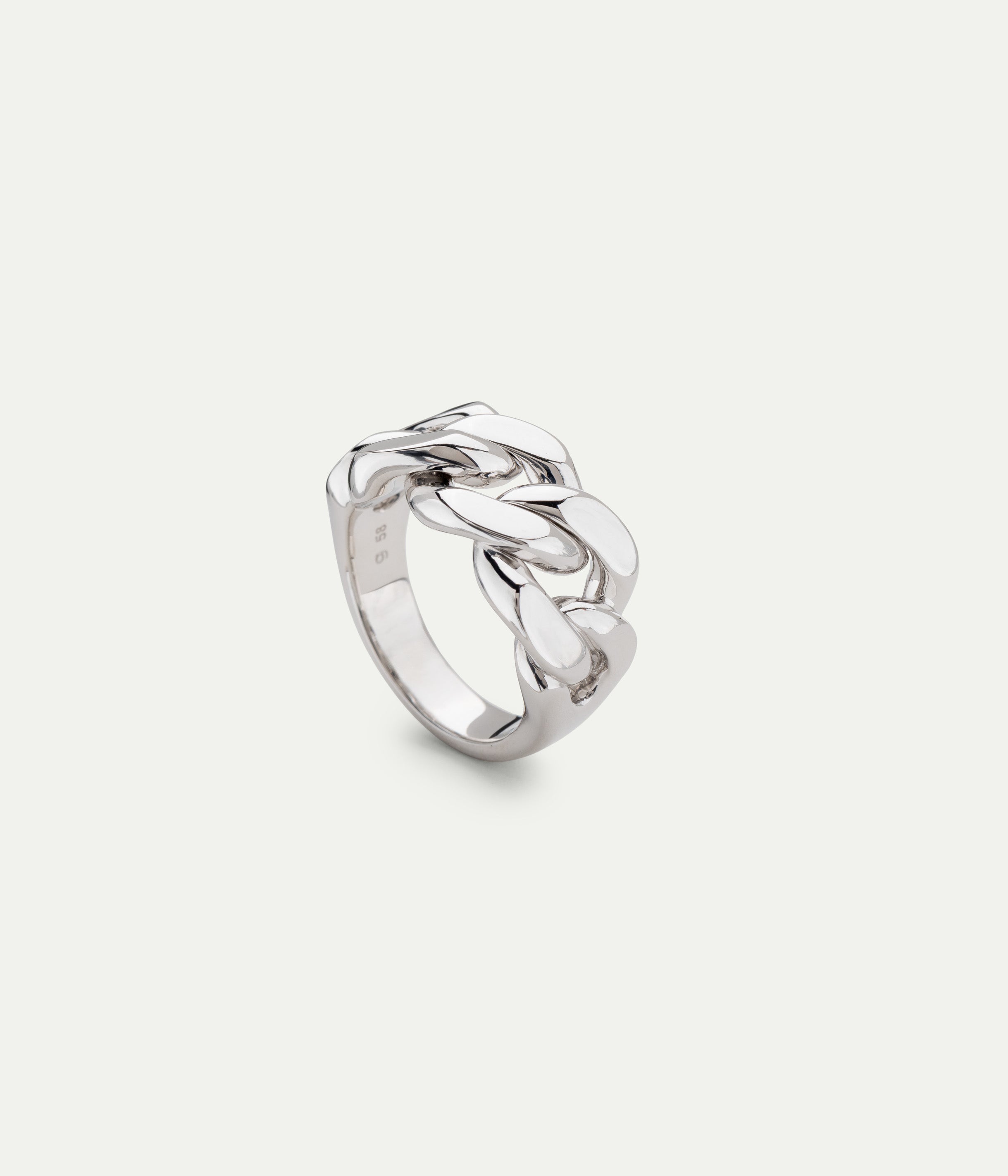 Dean L silver ring