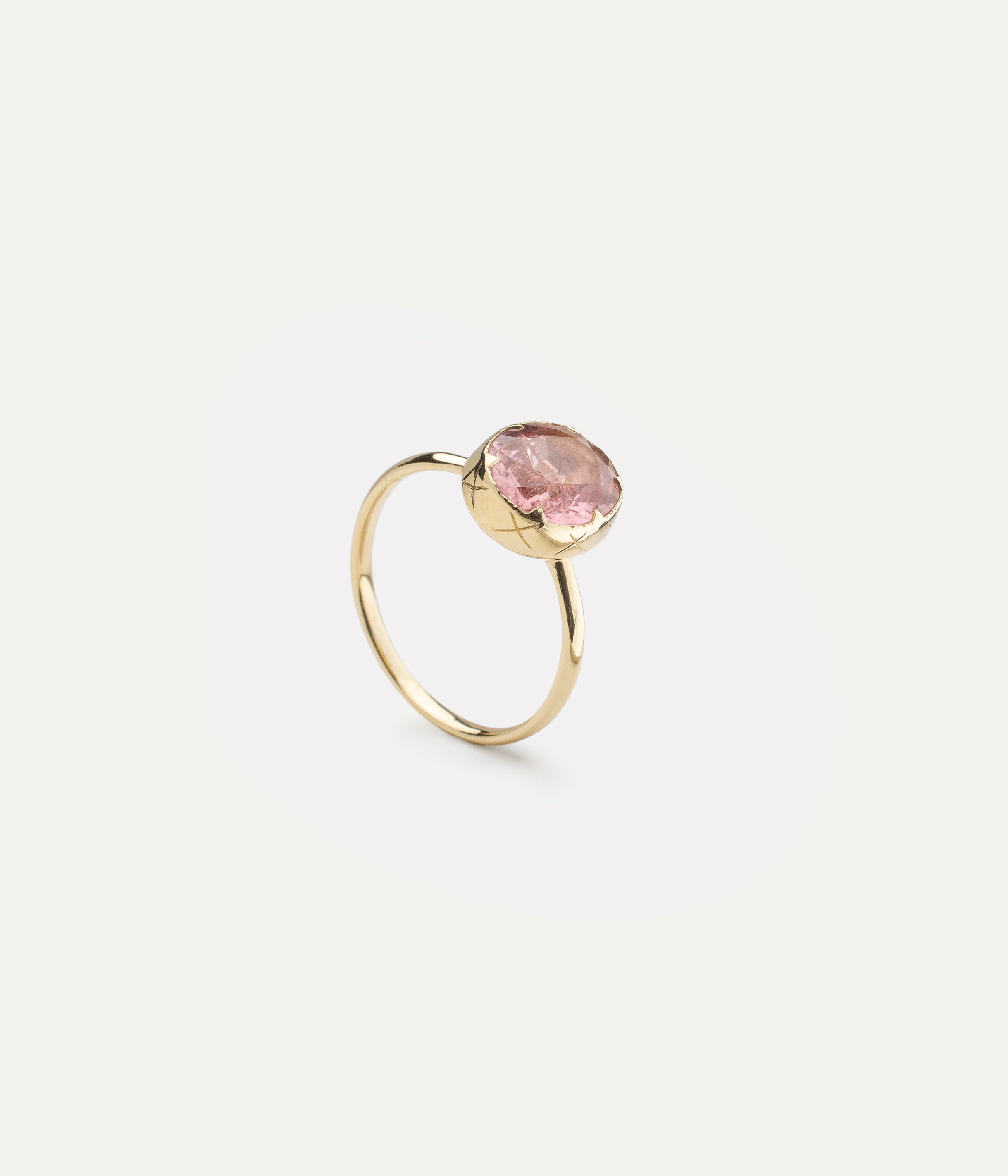 Bague Jelly tourmaline rose