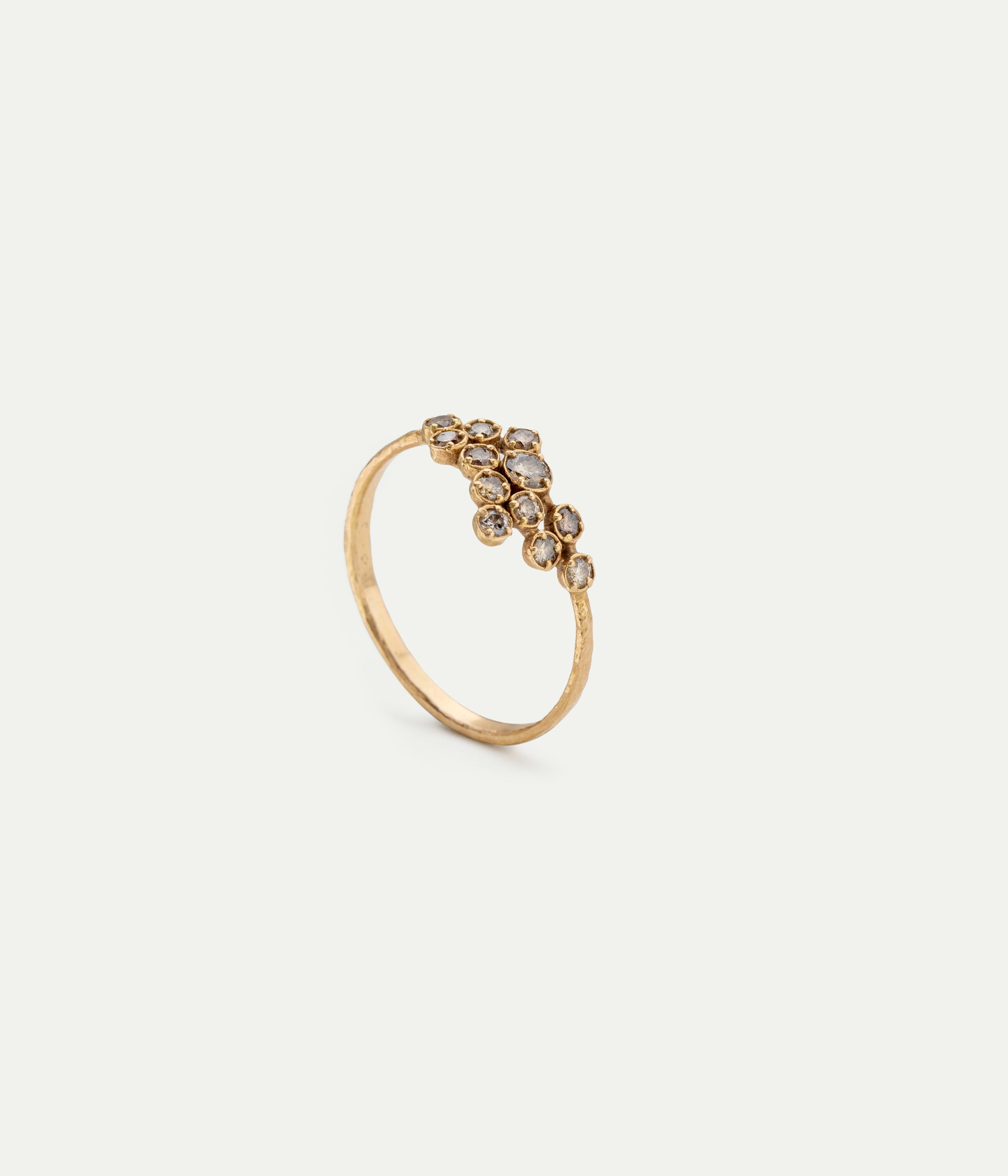 Bague Douze diamants or jaune - Seconde main