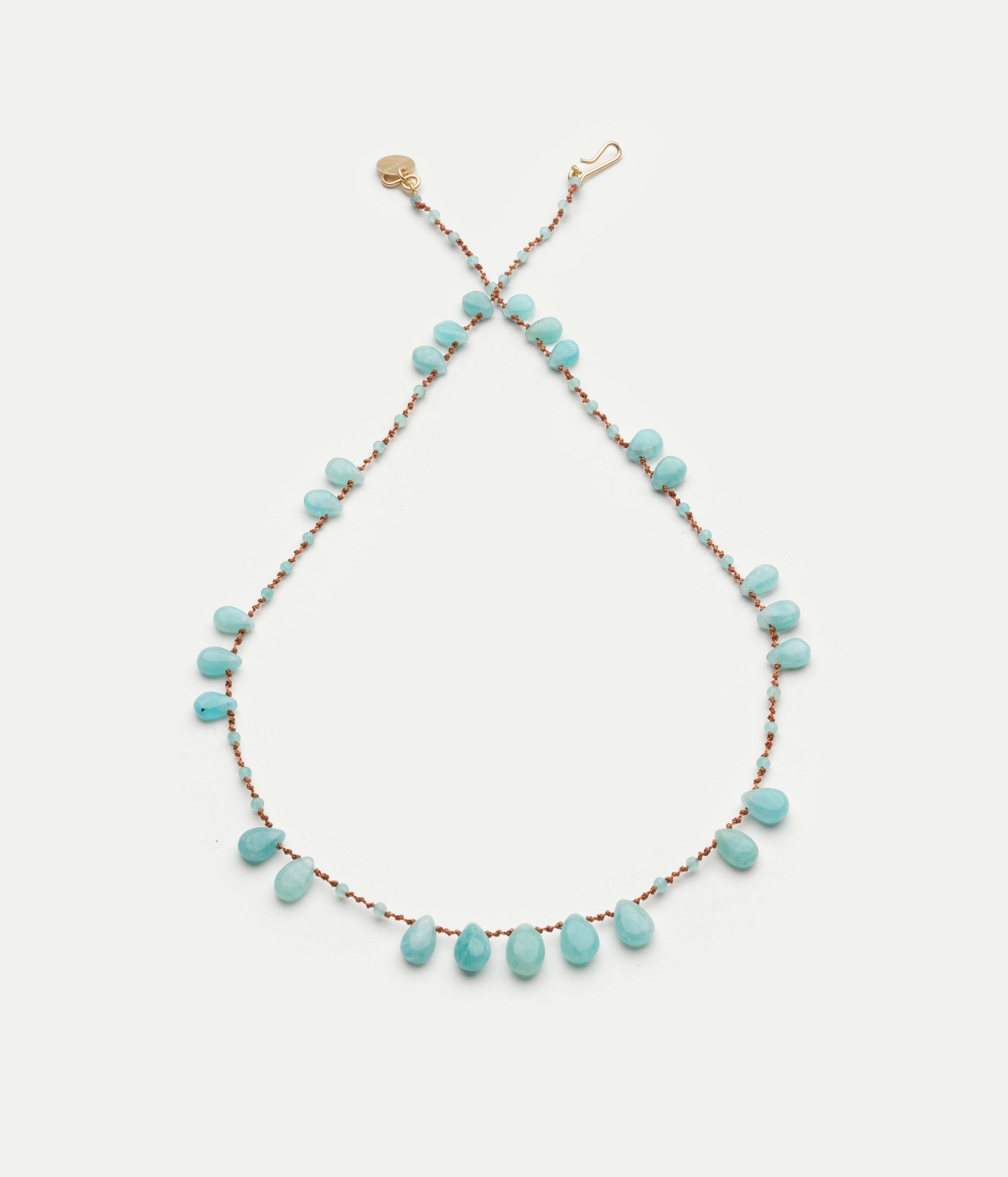 Collier Offset amazonite