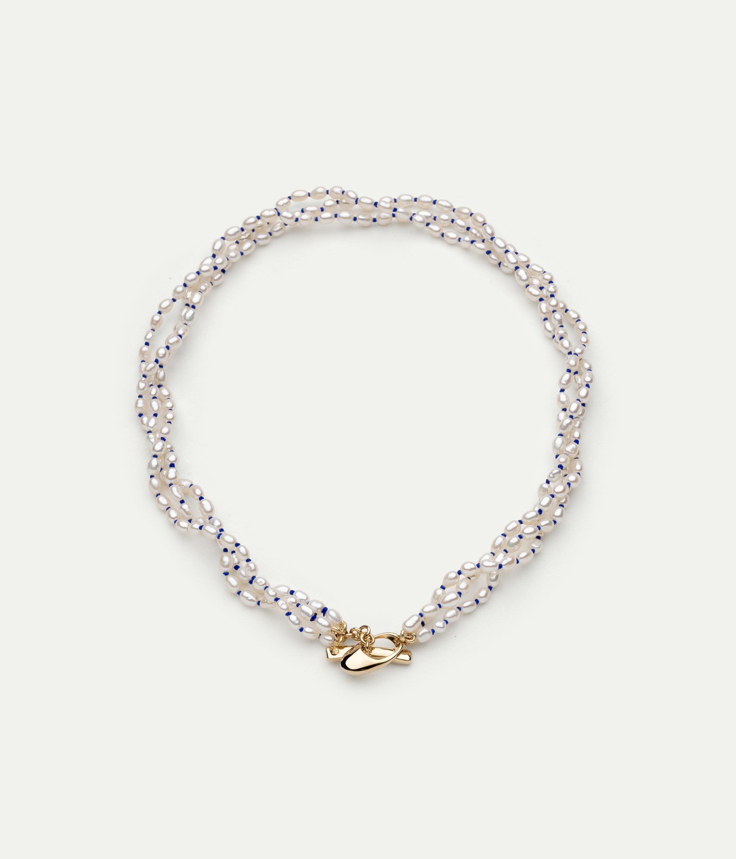 Collier Soga Twist bleu