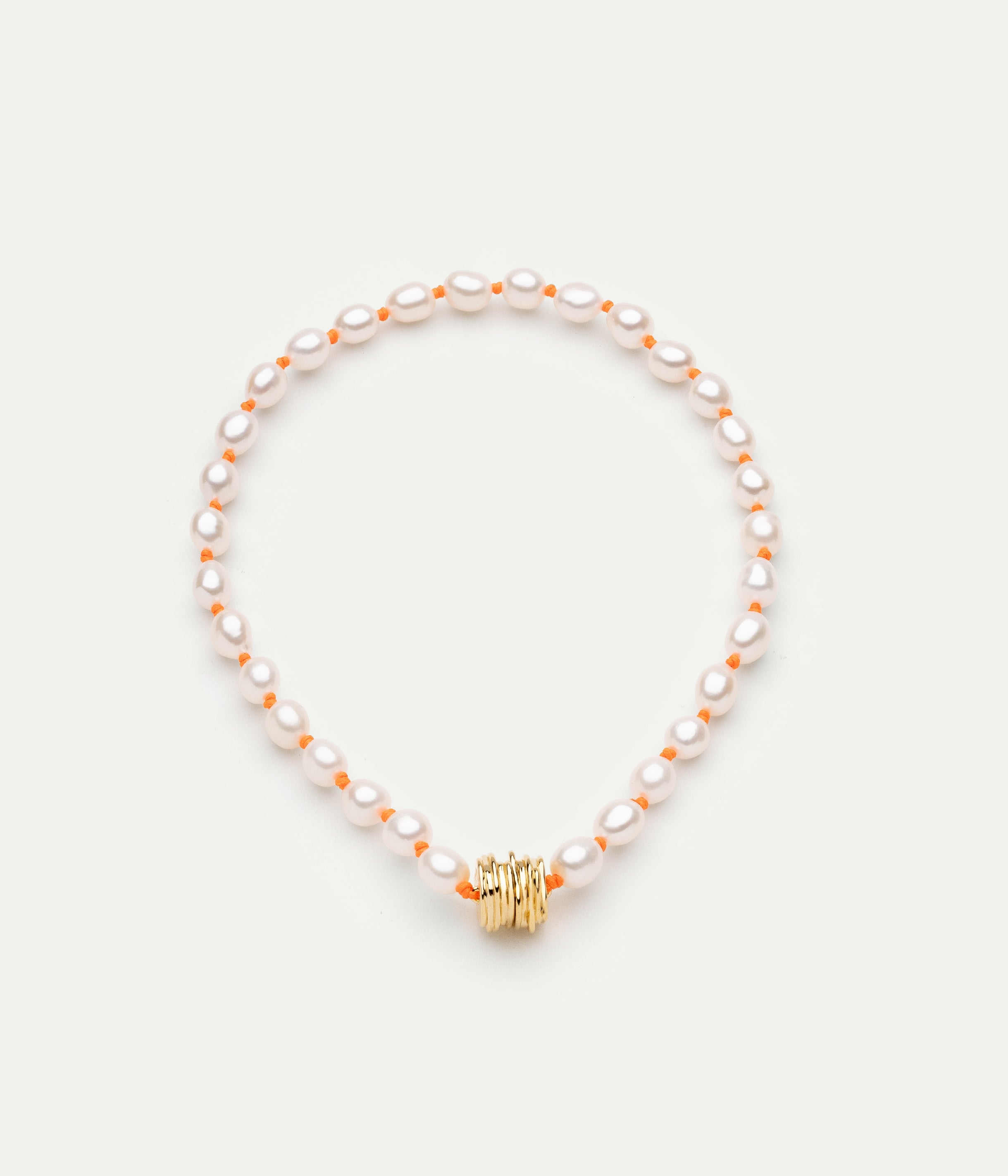 Collier Soga Classique orange néon