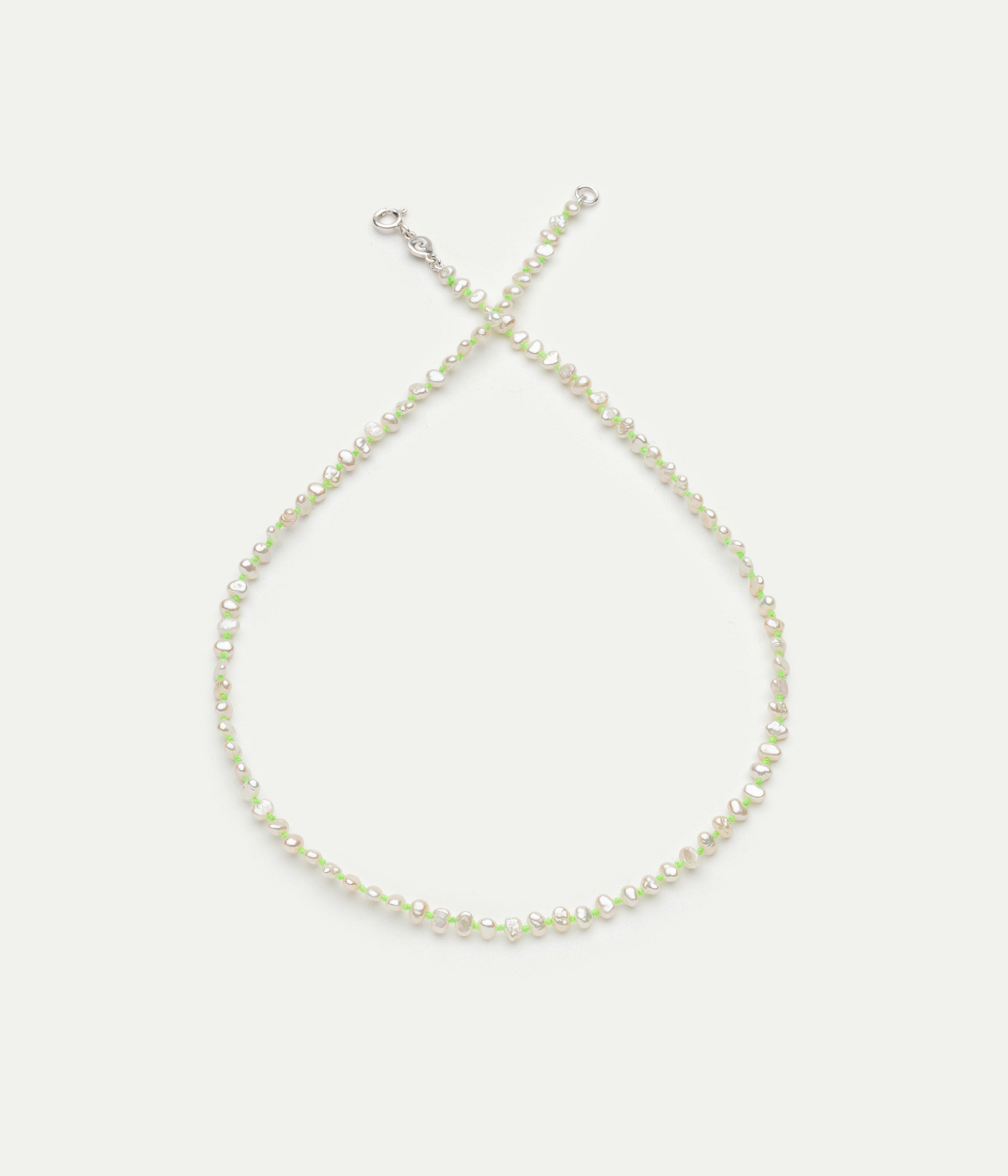 Collier Mini Soga vert néon