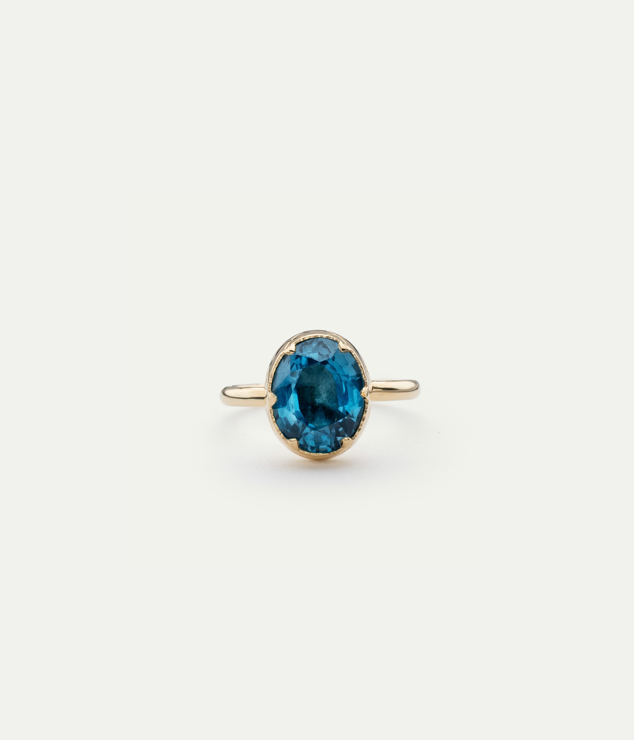 Bague Jelly Topaze Bleue