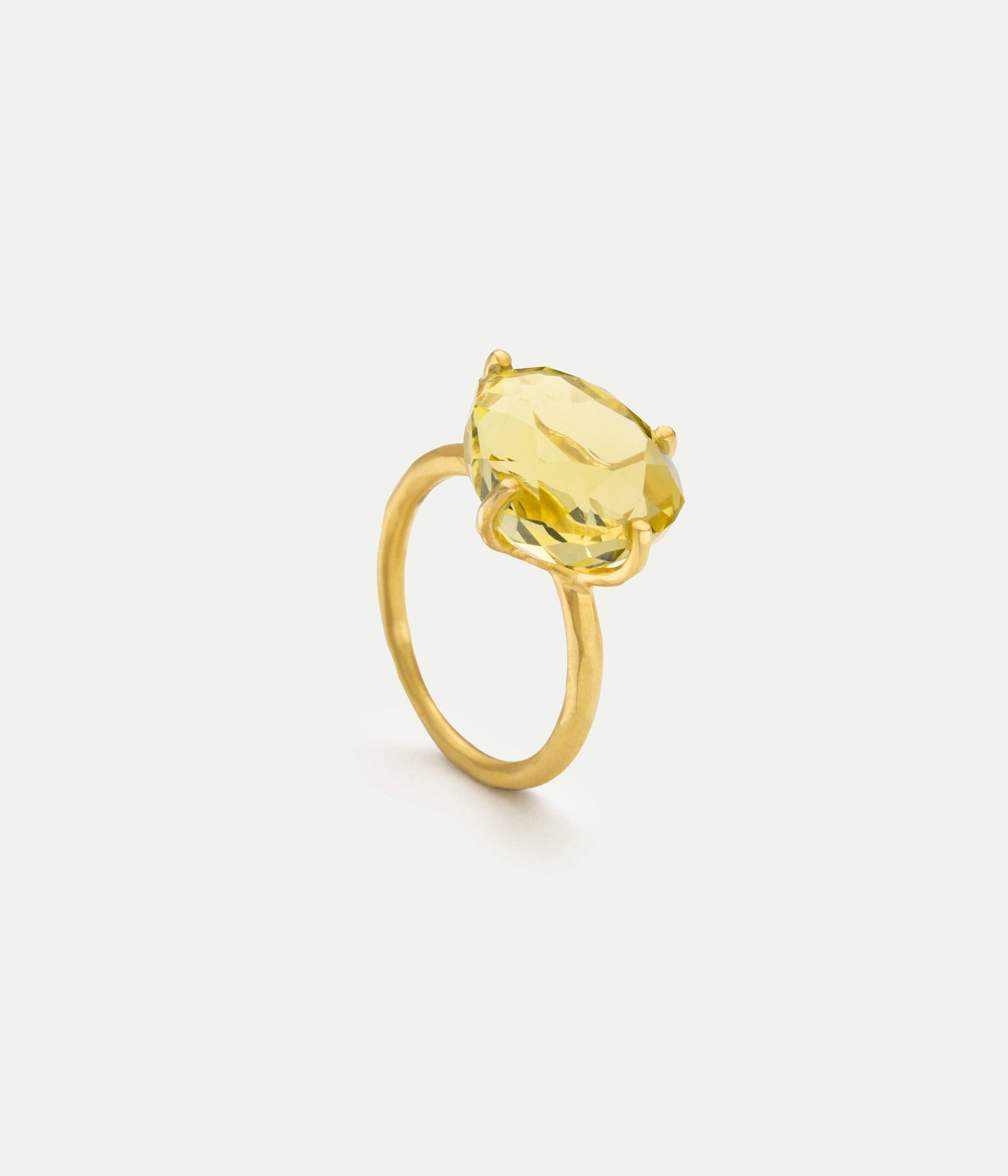Bague Carnival Claw Set quartz citron