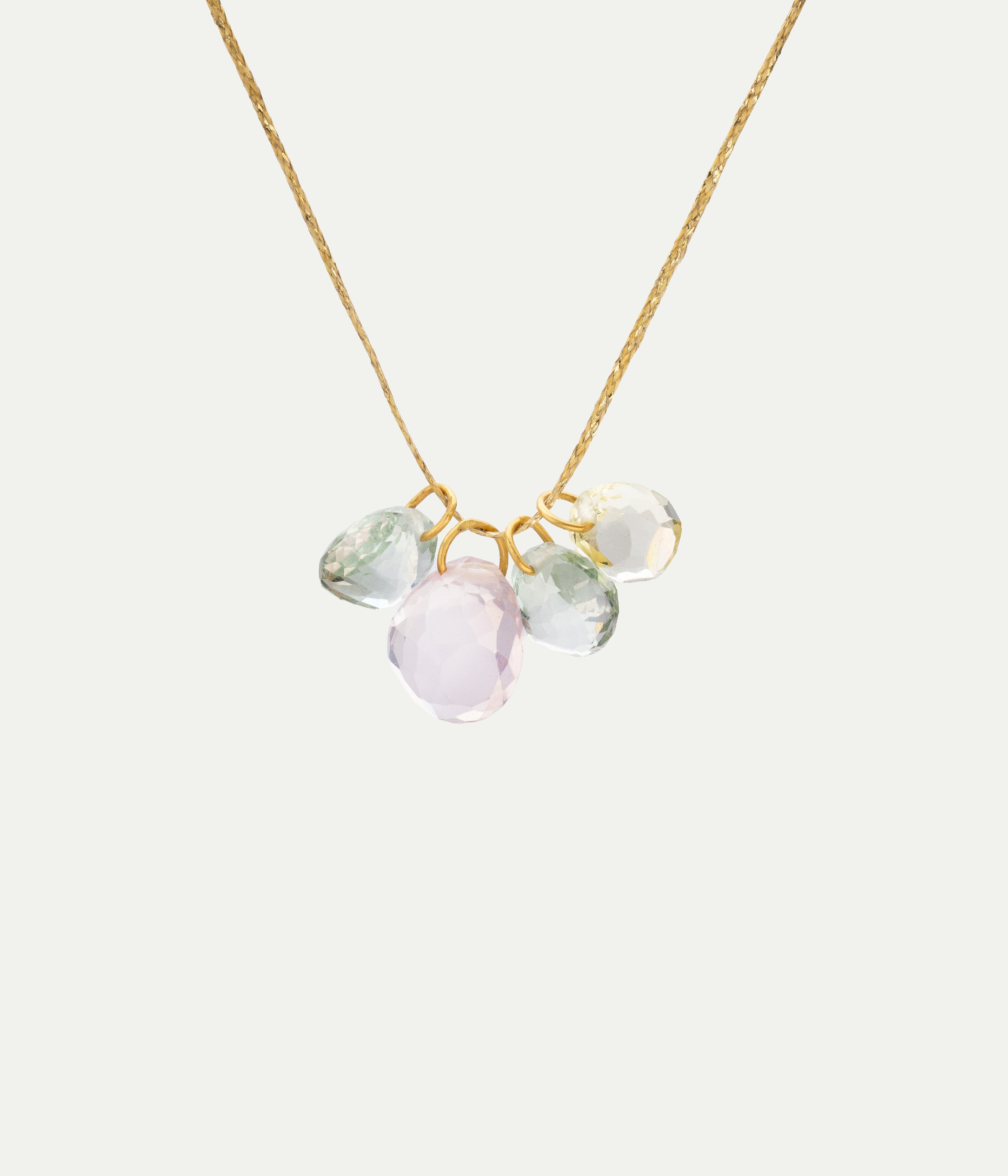 Carnival Quadruple Drill & Loop necklace