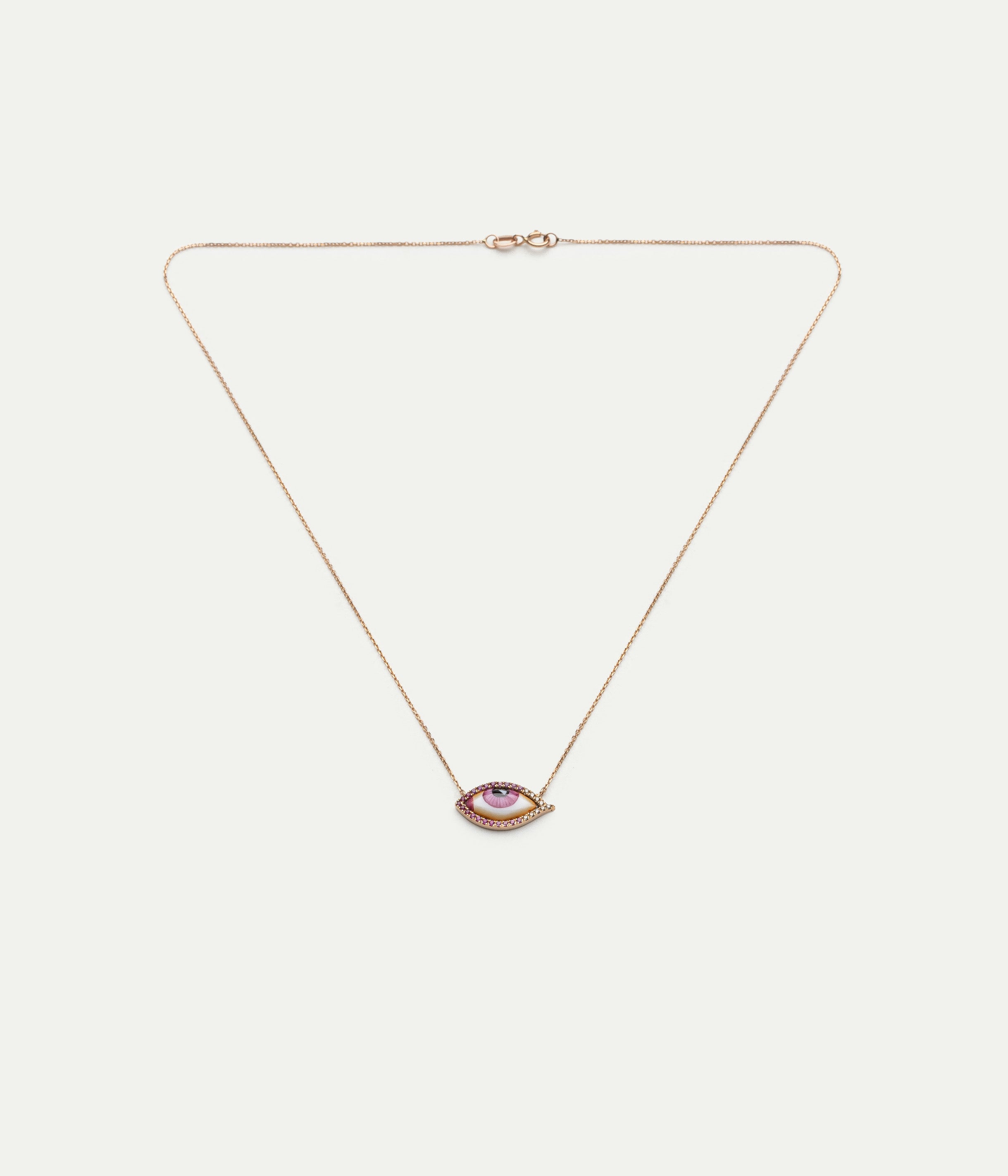 Collier Petit Rose Diamant