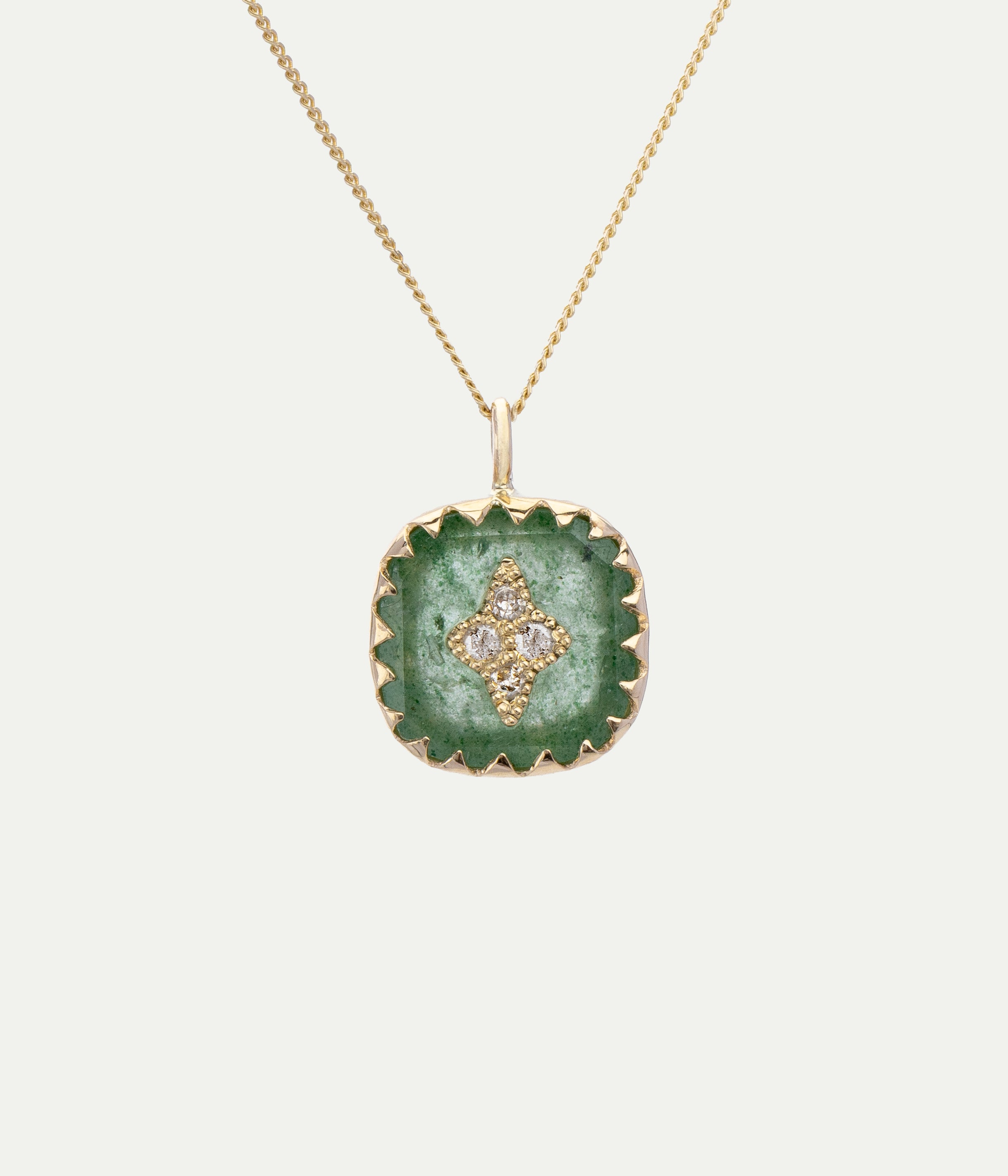 Collier Pierrot Aventurine Quartz