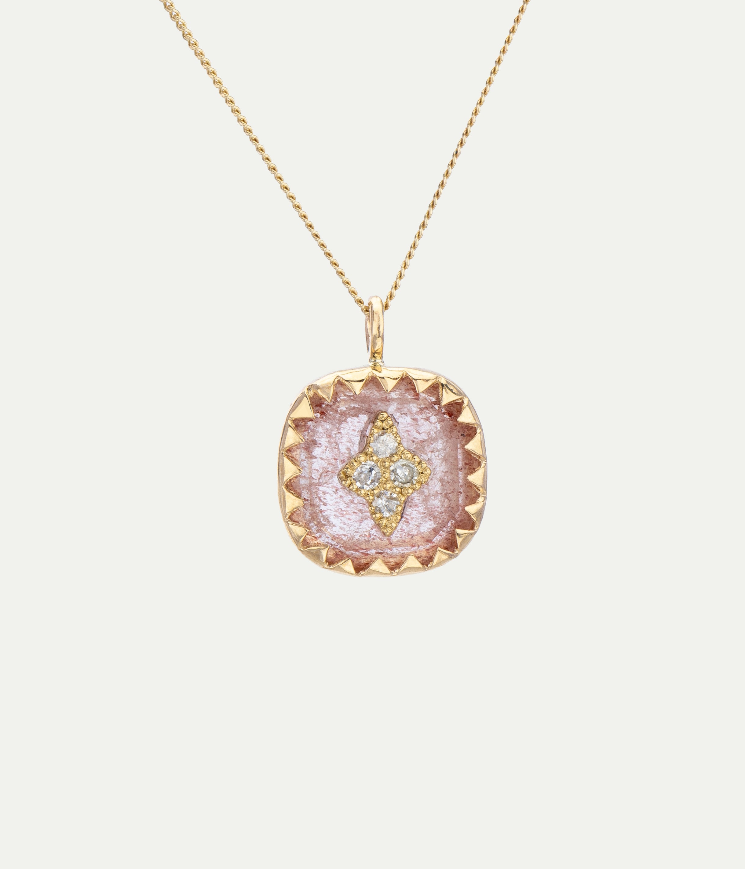 Collier Pierrot Quartz