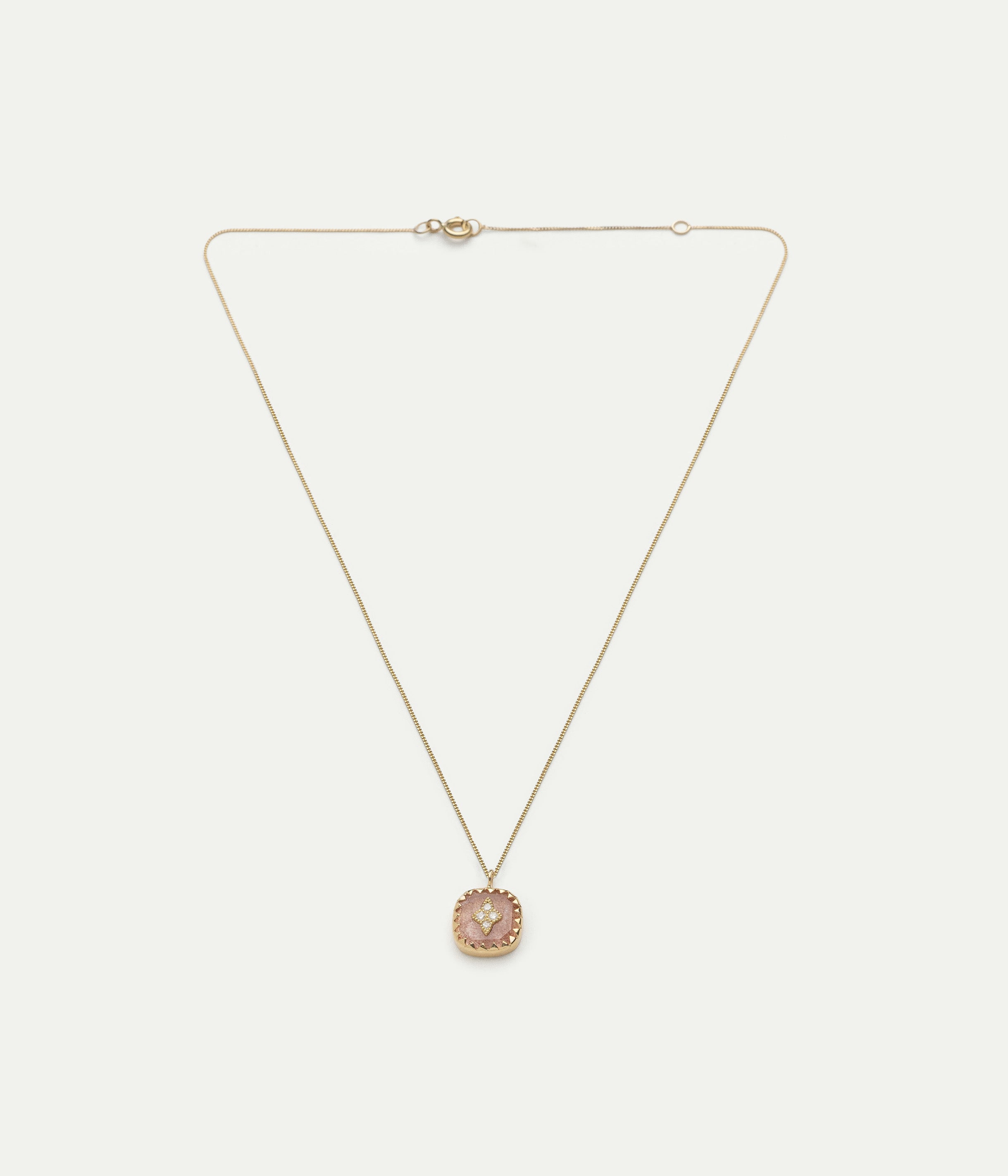 Collier Pierrot Quartz