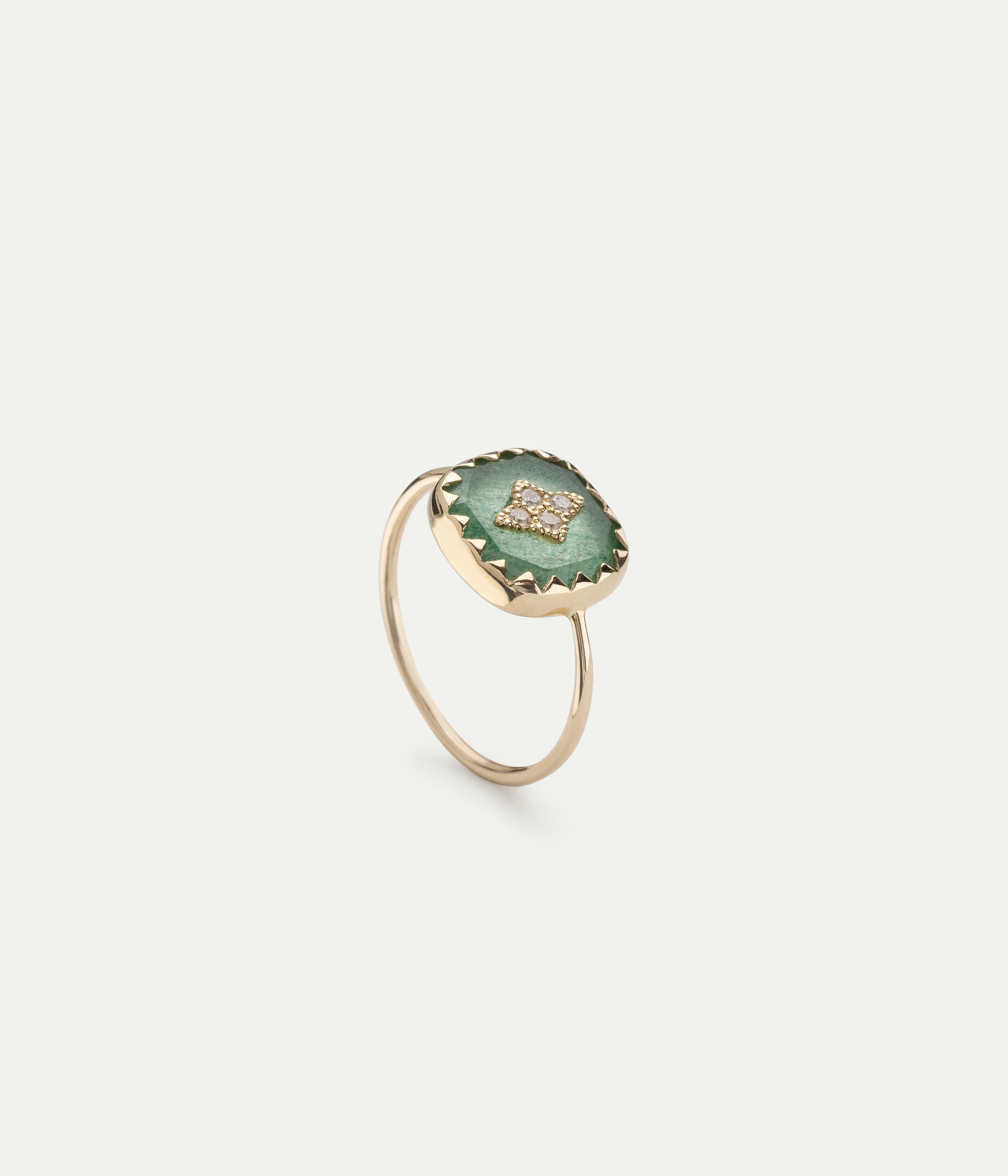 Bague Pierrot Aventurine Quartz