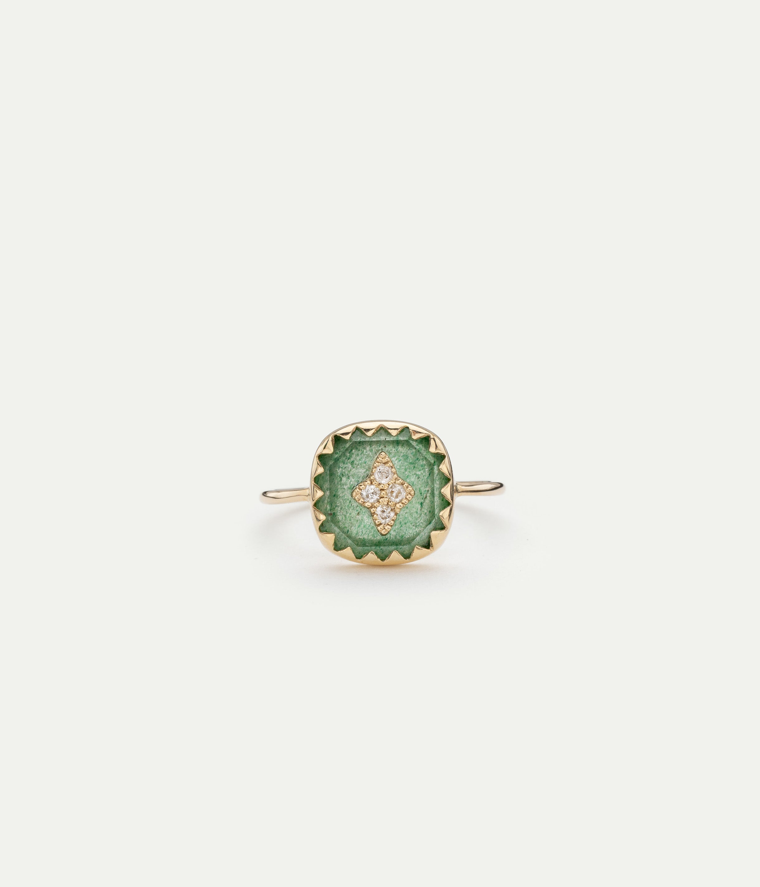 Bague Pierrot Aventurine Quartz