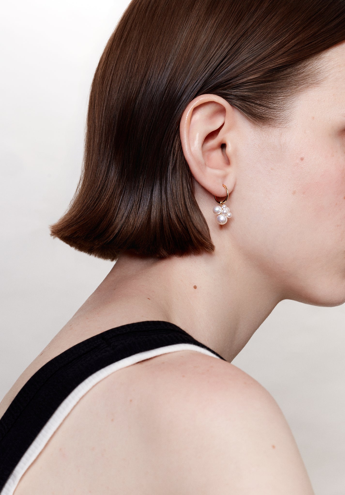 Boucles d'oreille Single Lily Botticelli perles