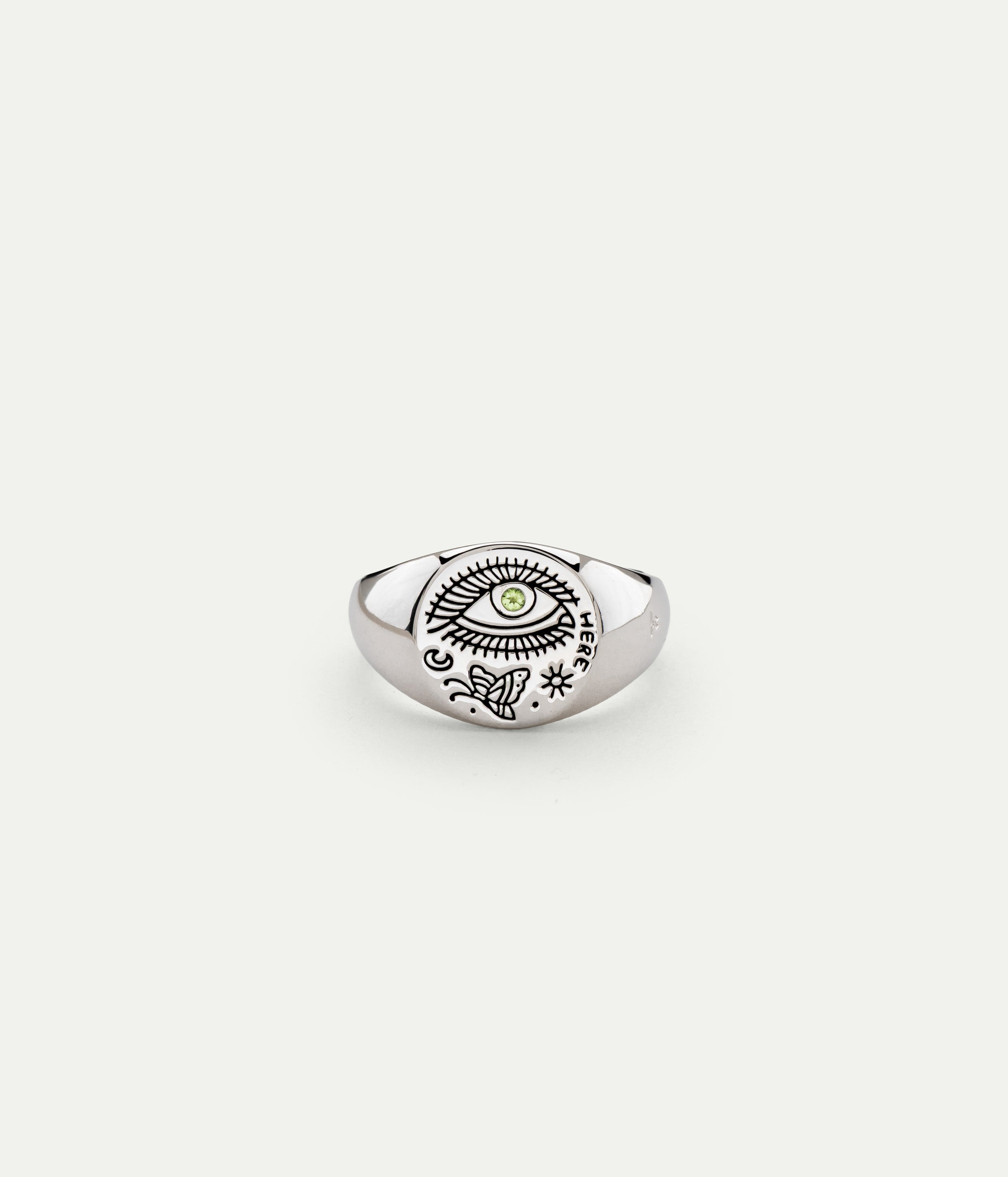 Bague Butterfly argent et tourmaline