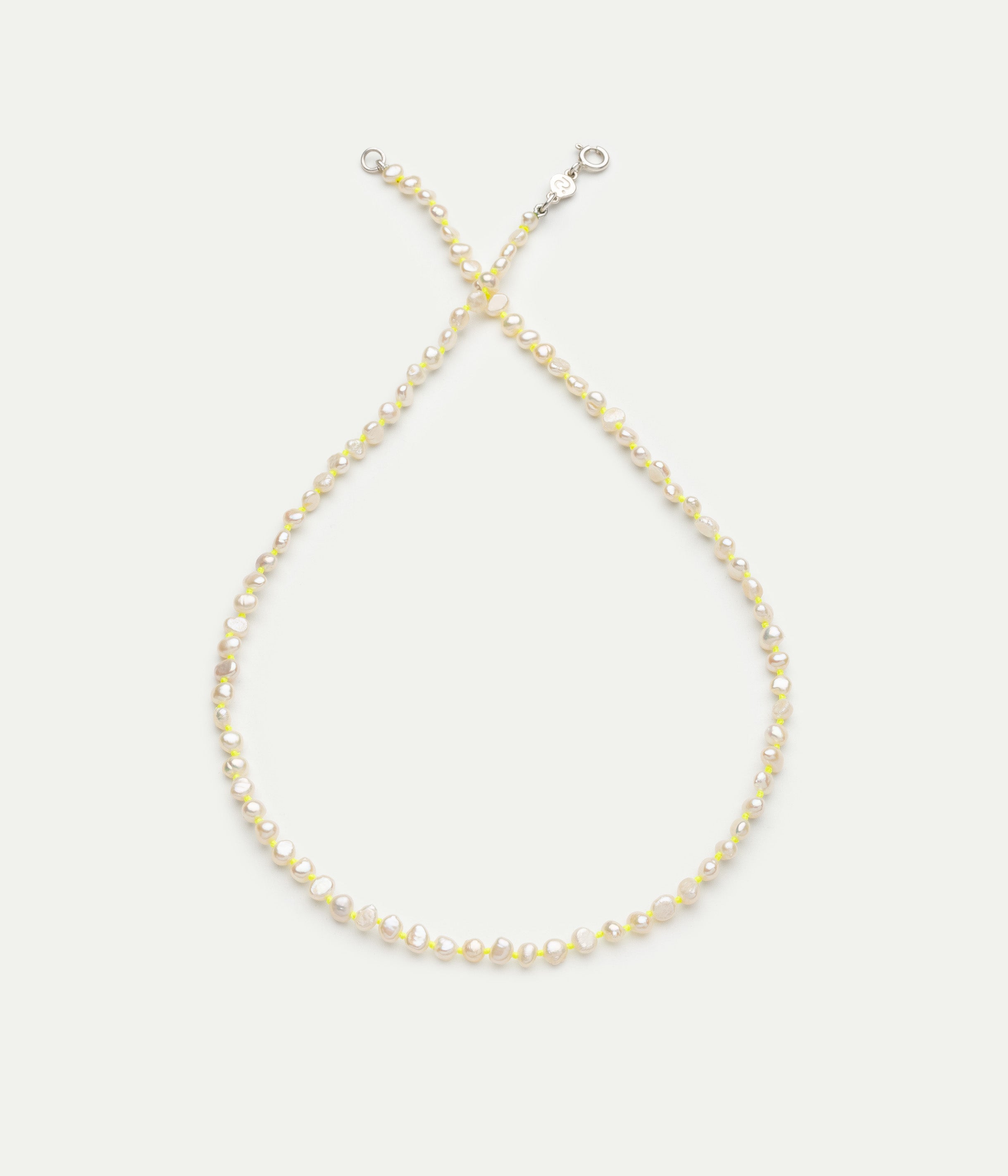 Collier Mini Soga jaune néon