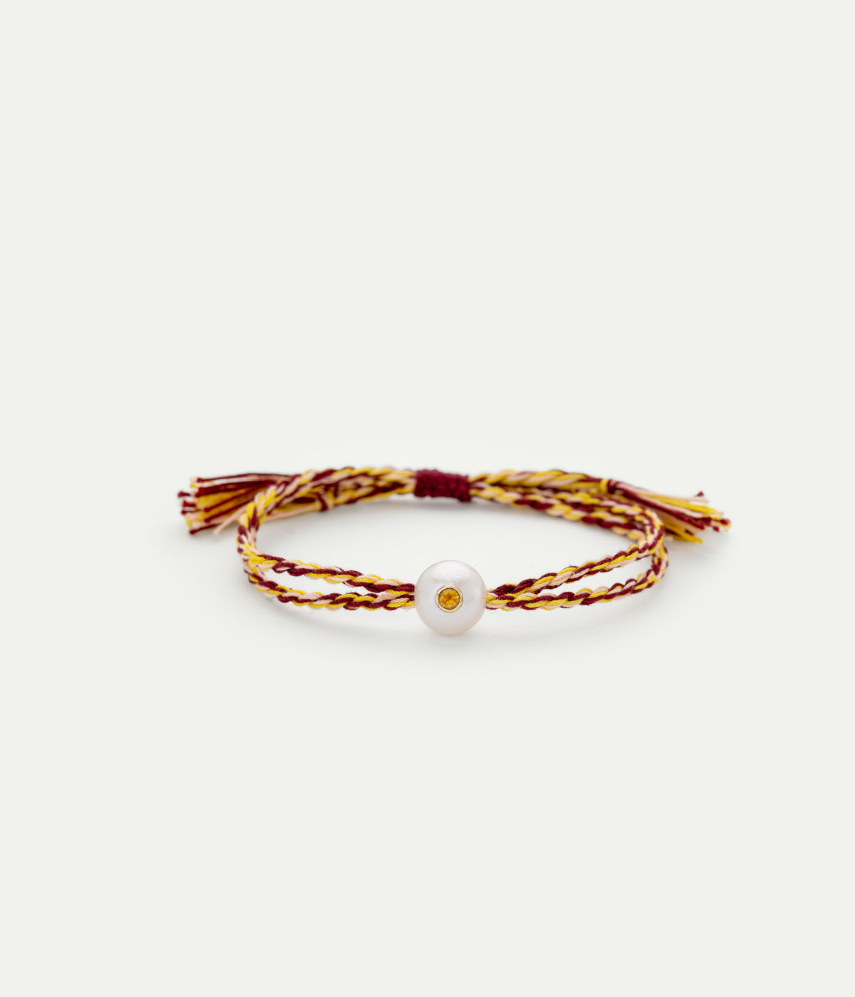 Bracelet Scarlett perle et citrine