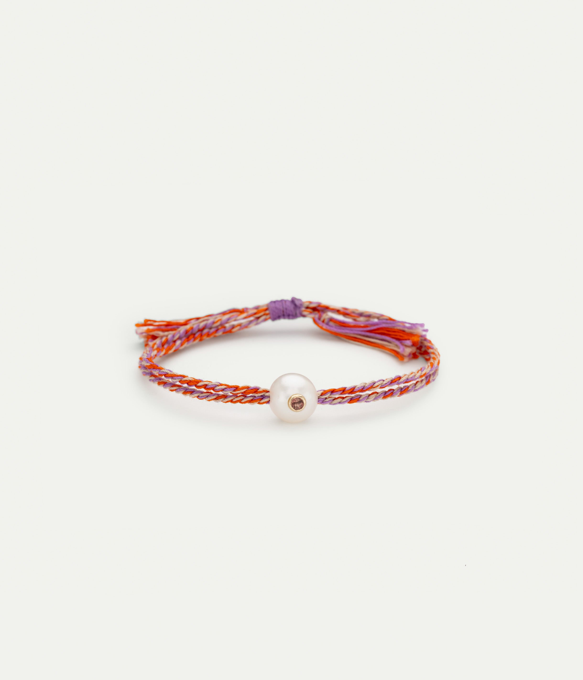 Scarlett Orange and pink tourmaline bracelet