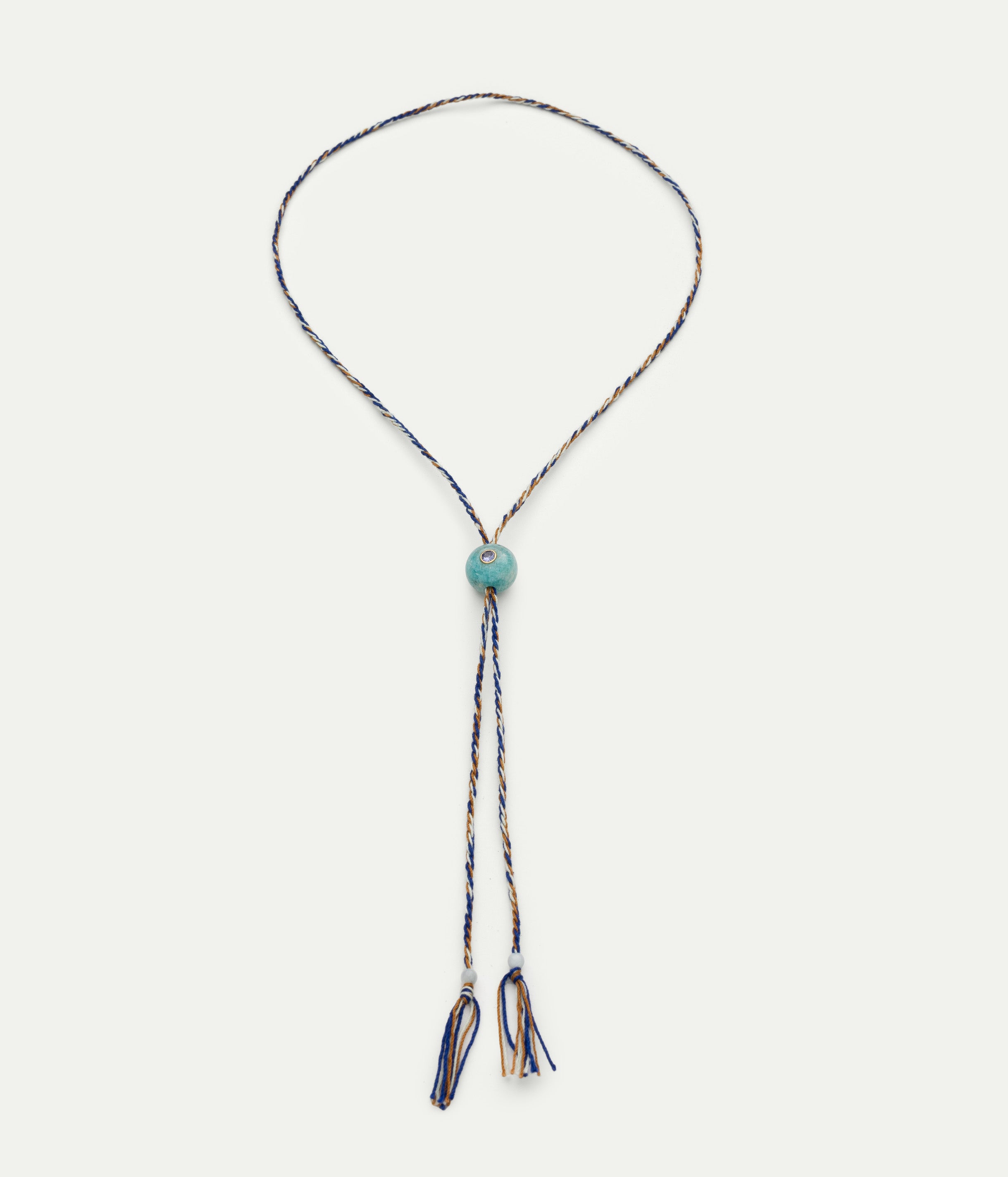 Collier Scarlett Candy Outremer et amazonite