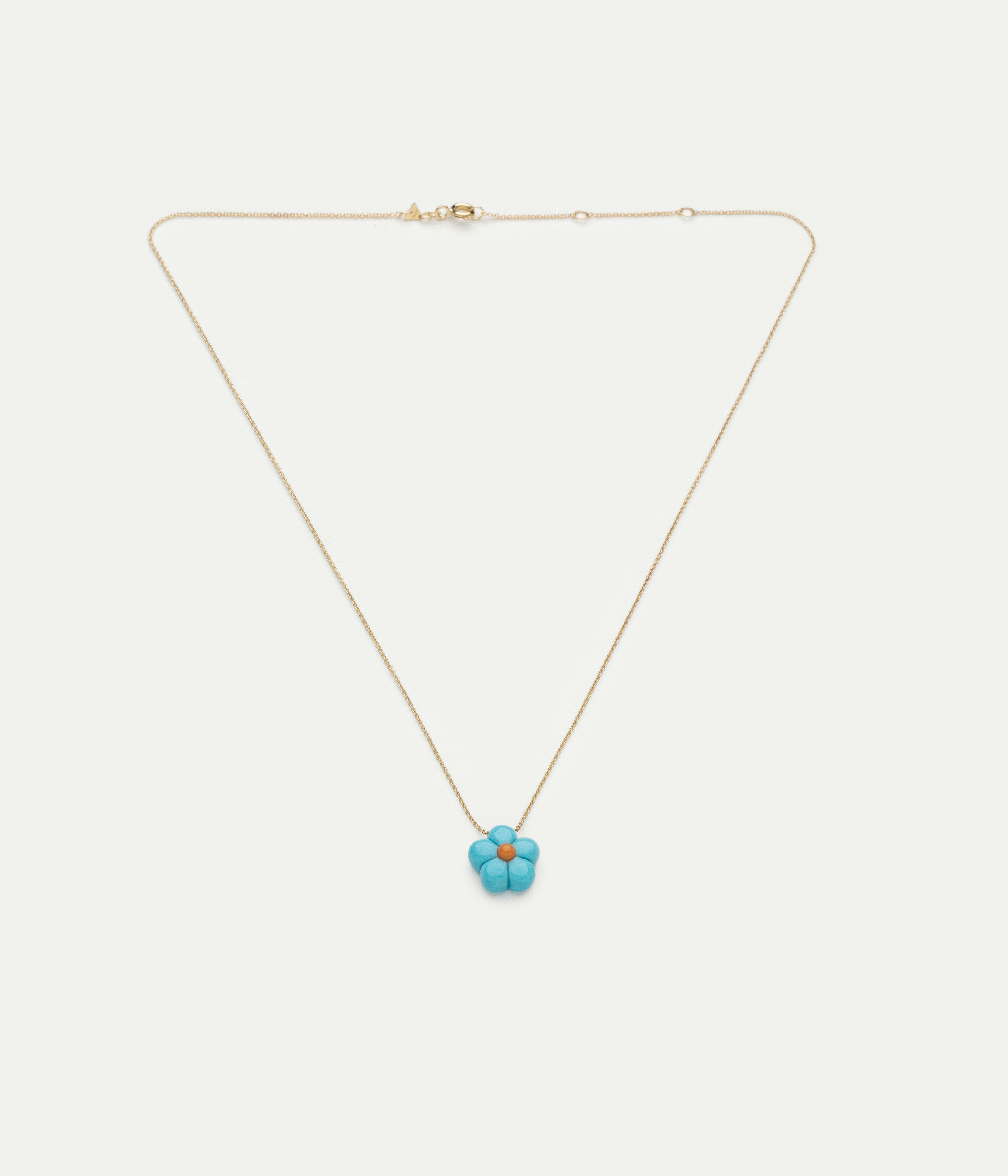 Collier Daisy turquoise