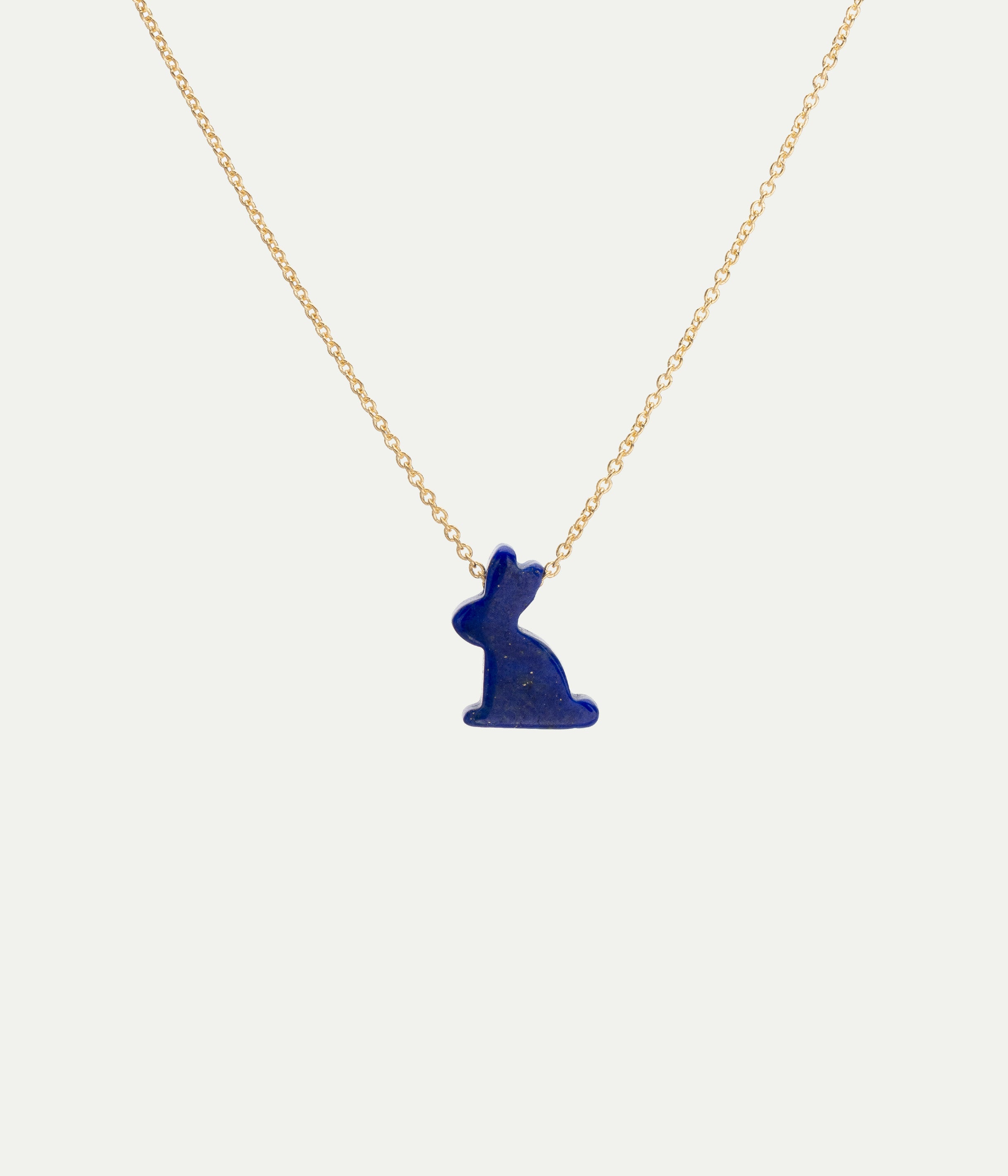 Conejito Cut lapis lazuli necklace