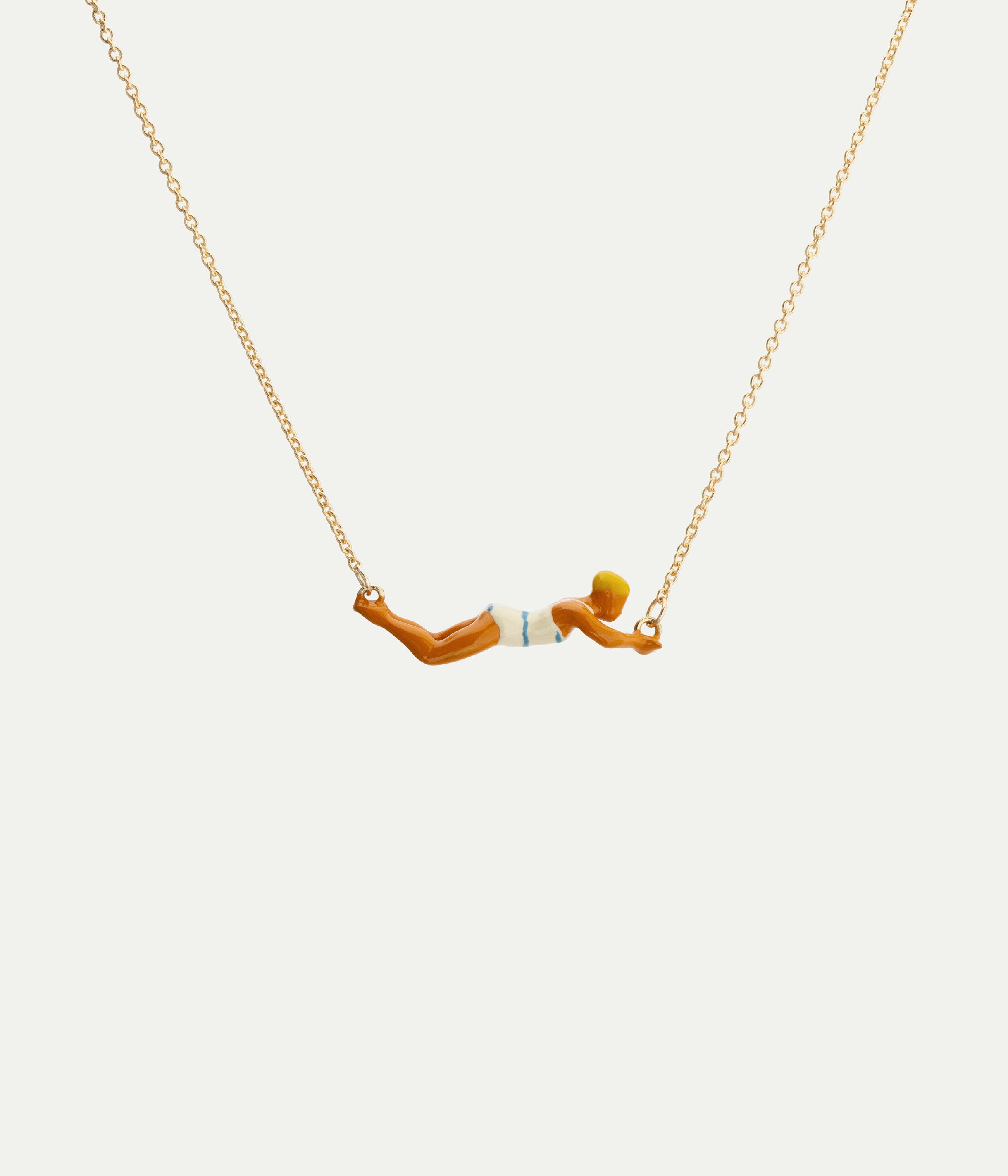 Nadadora Completo Rayada necklace