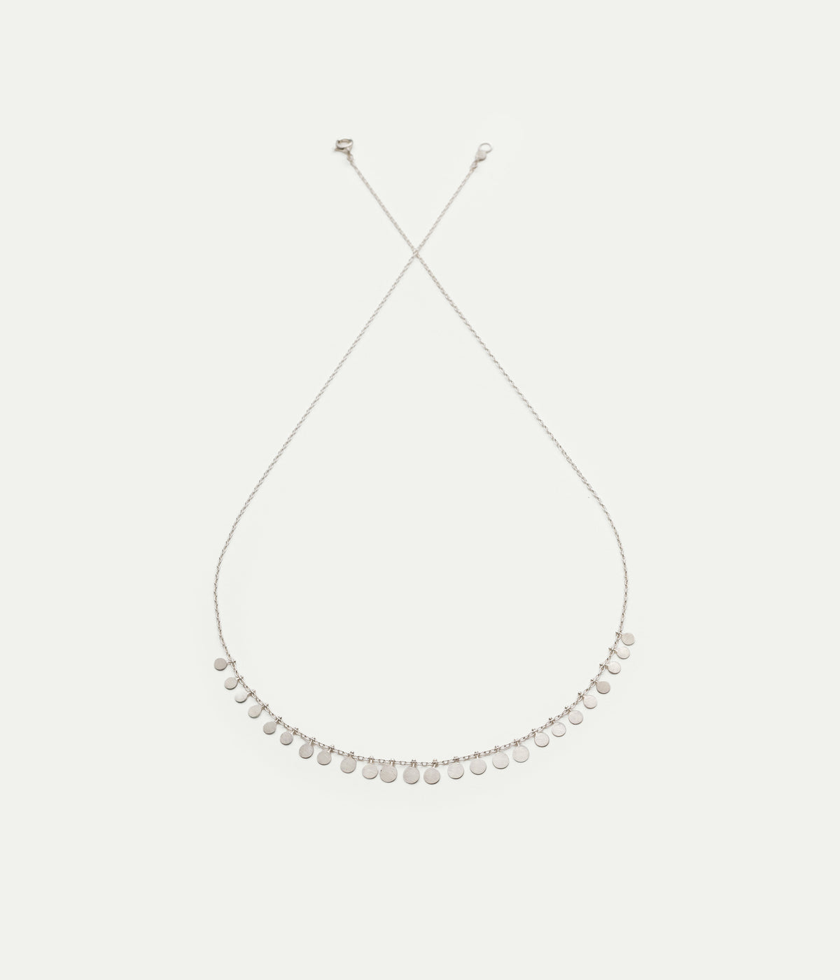 Collier Medium Dots argent