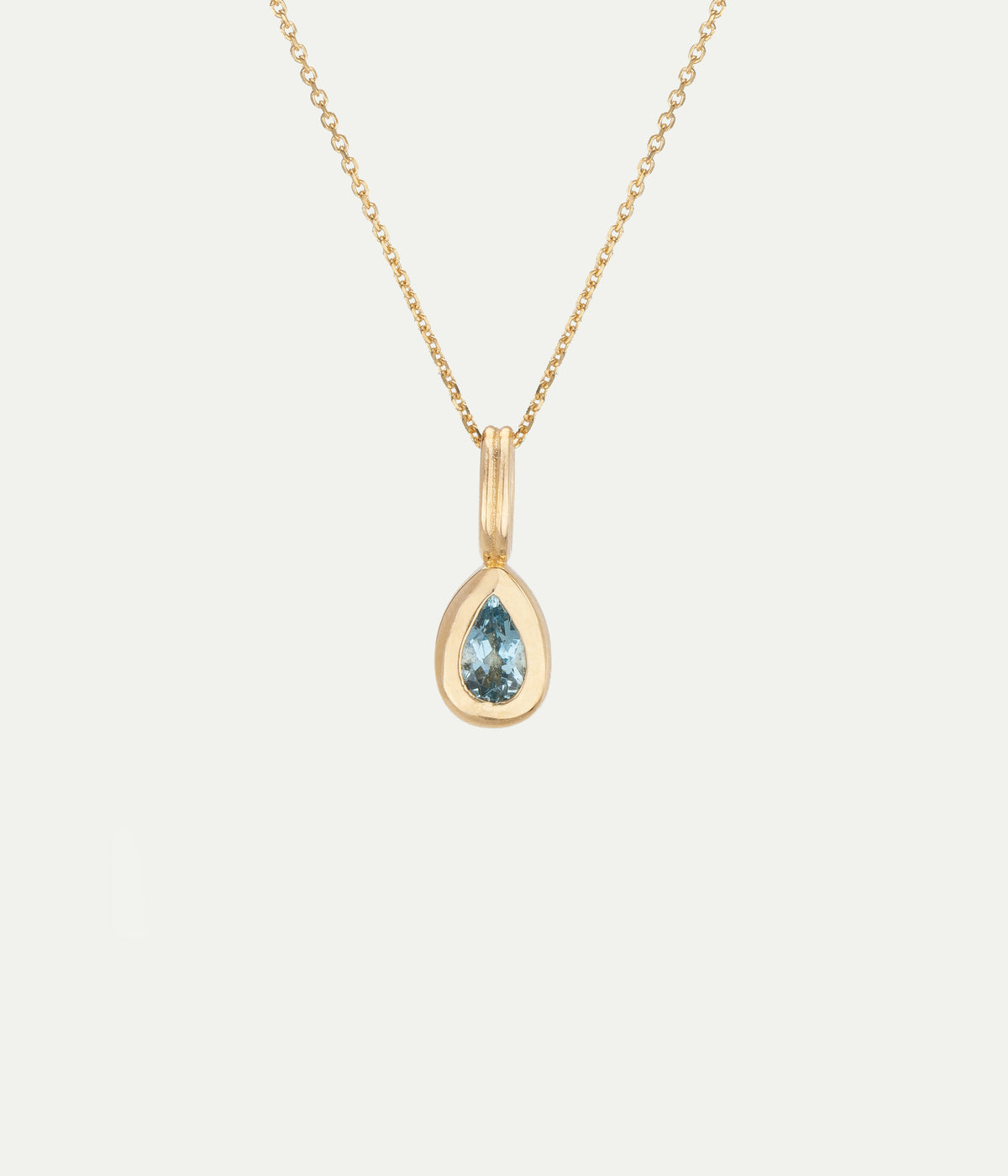 Pendentif Tempo Charm n°3 aigue-marine