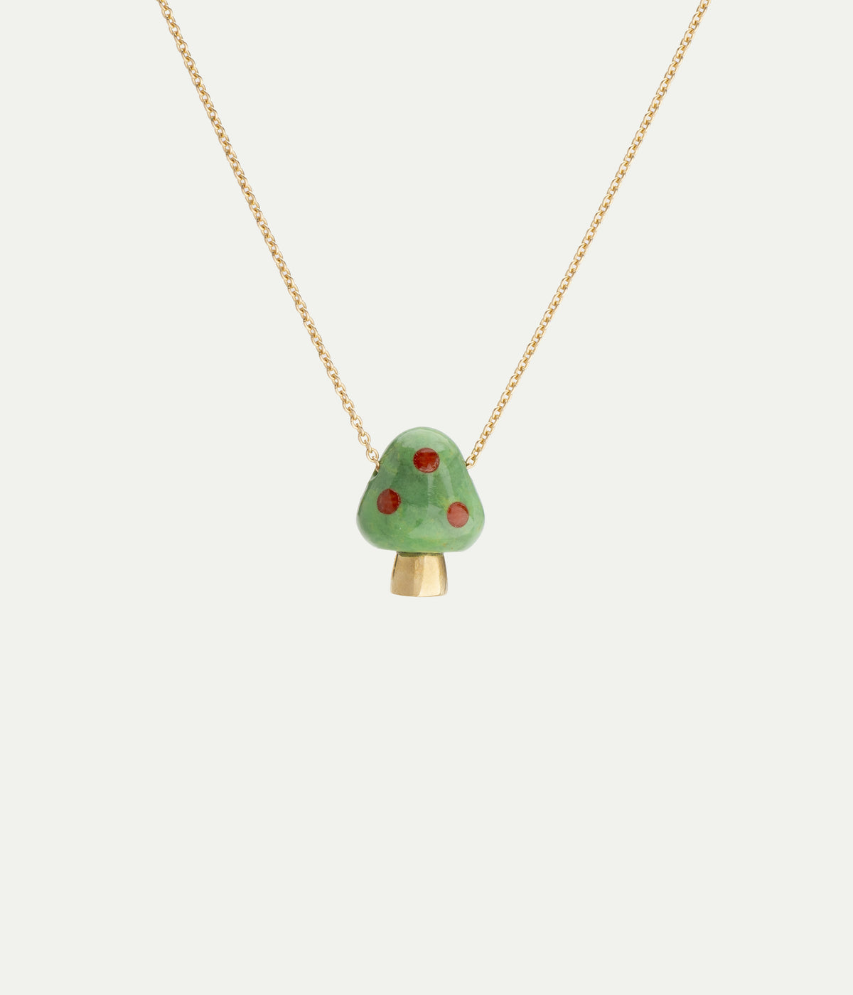 Collier Amanita Turquoise vert