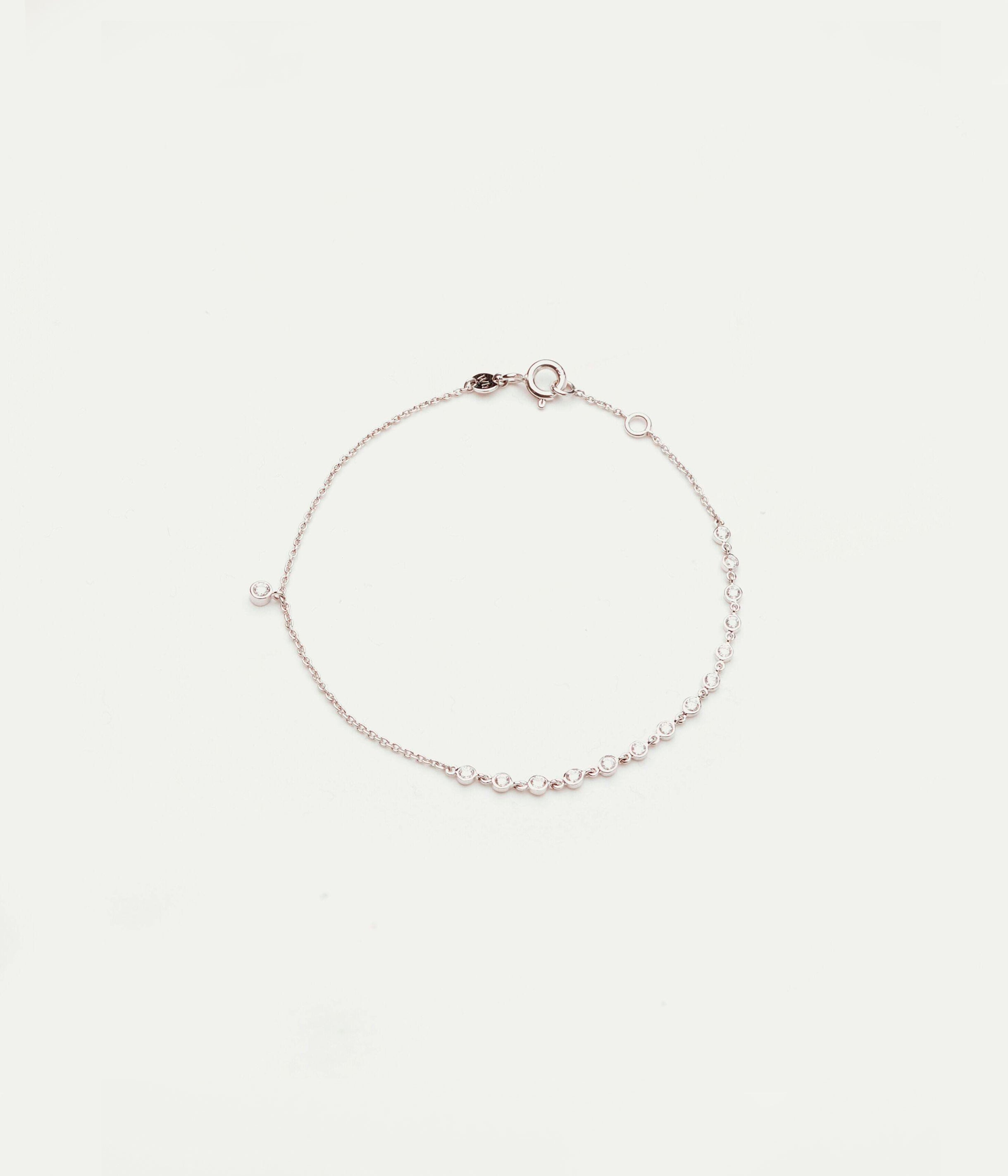 Clarisse fancy white gold and diamonds bracelet