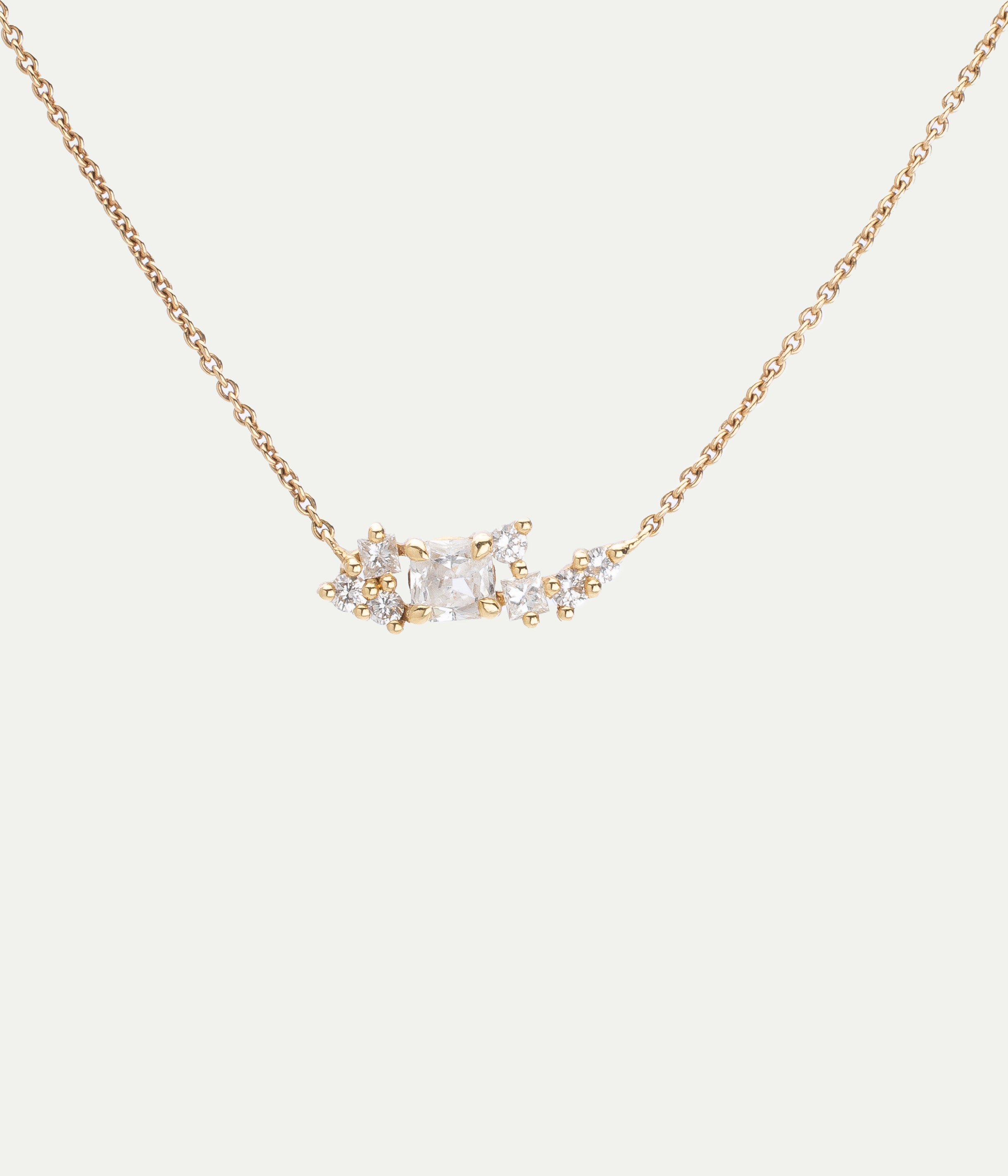 Collier Aurore diamant blanc