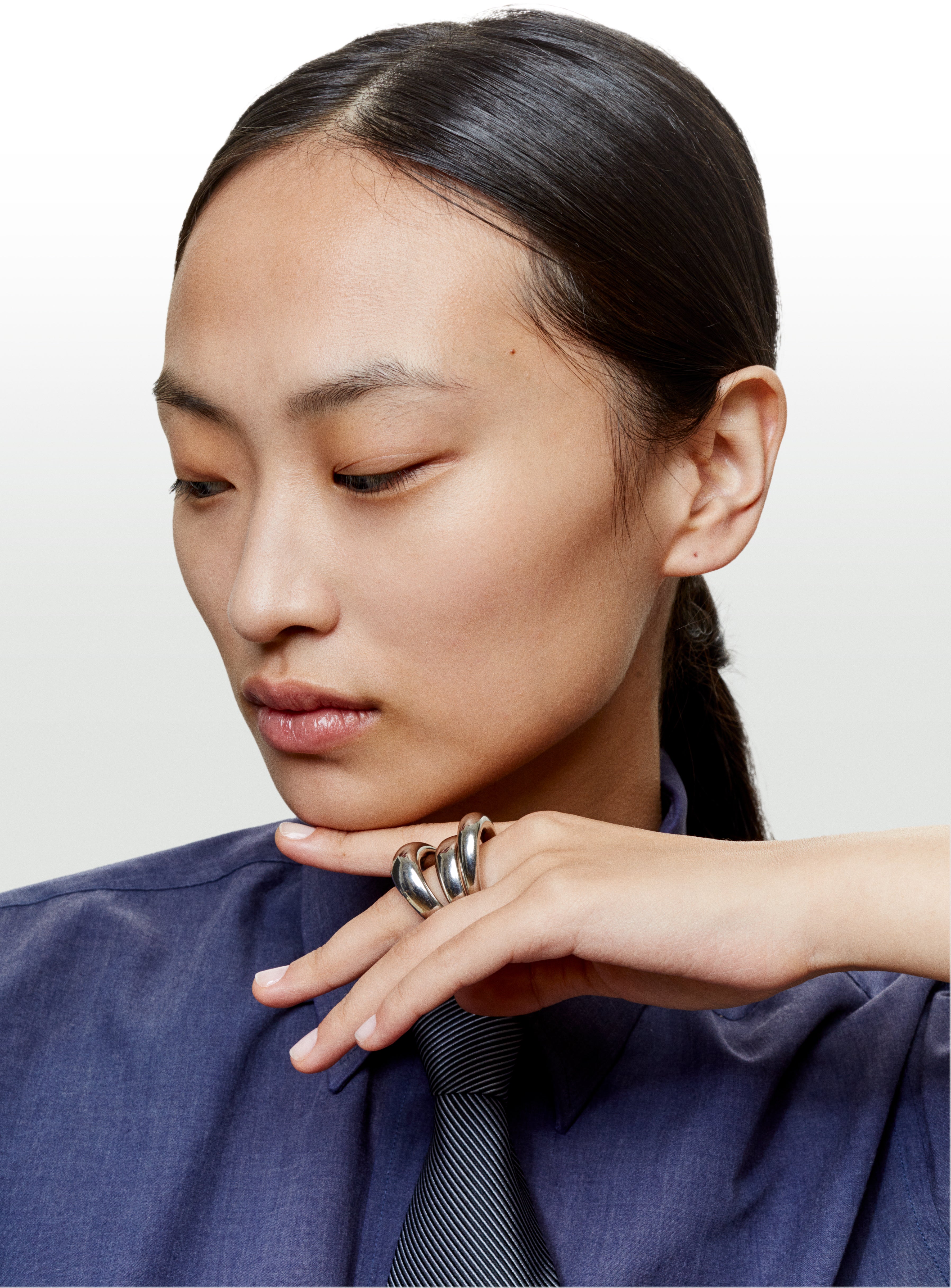 Blow Up Solar Silver Ring