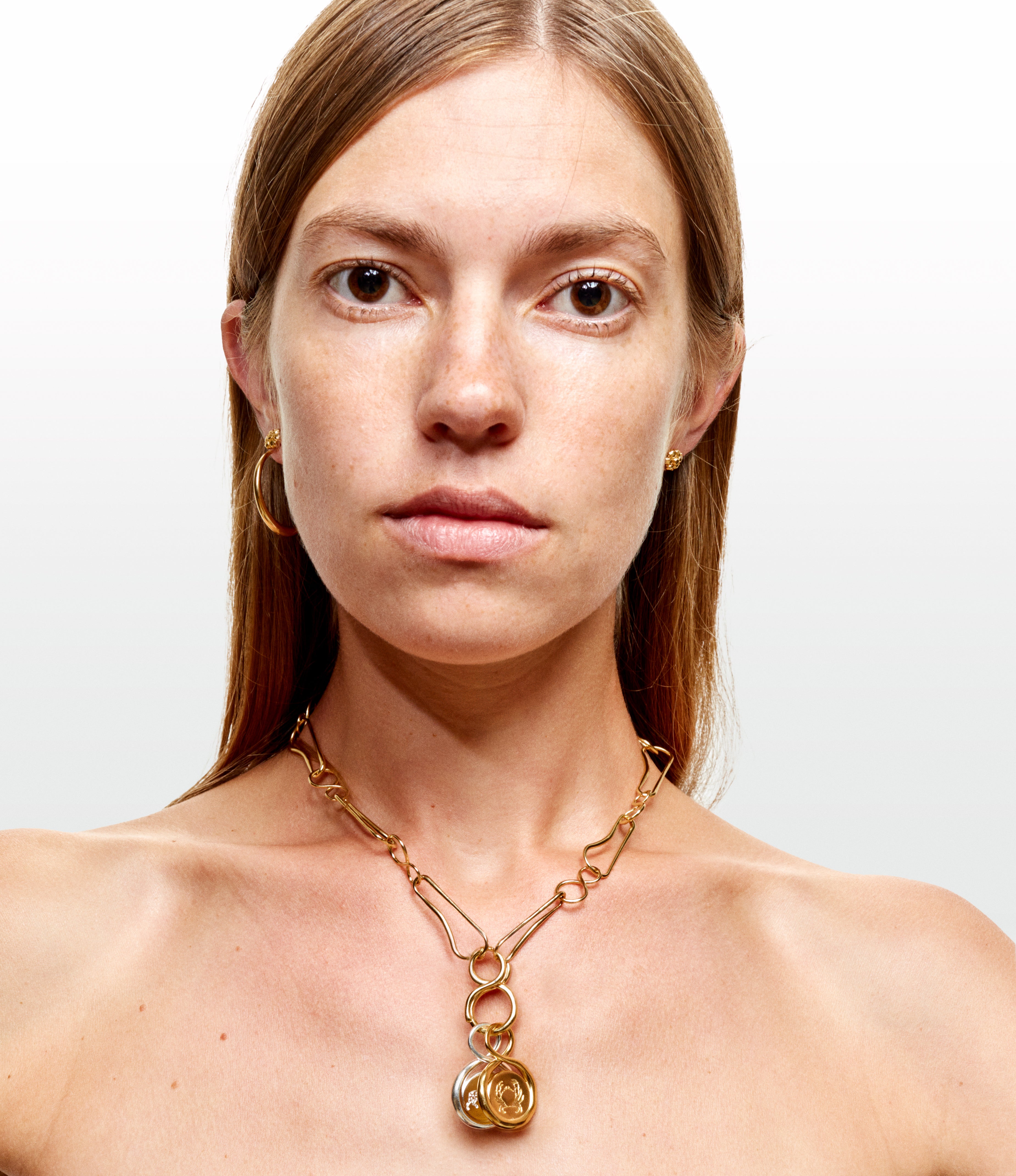 Boucles d'oreilles Enlacer vermeil