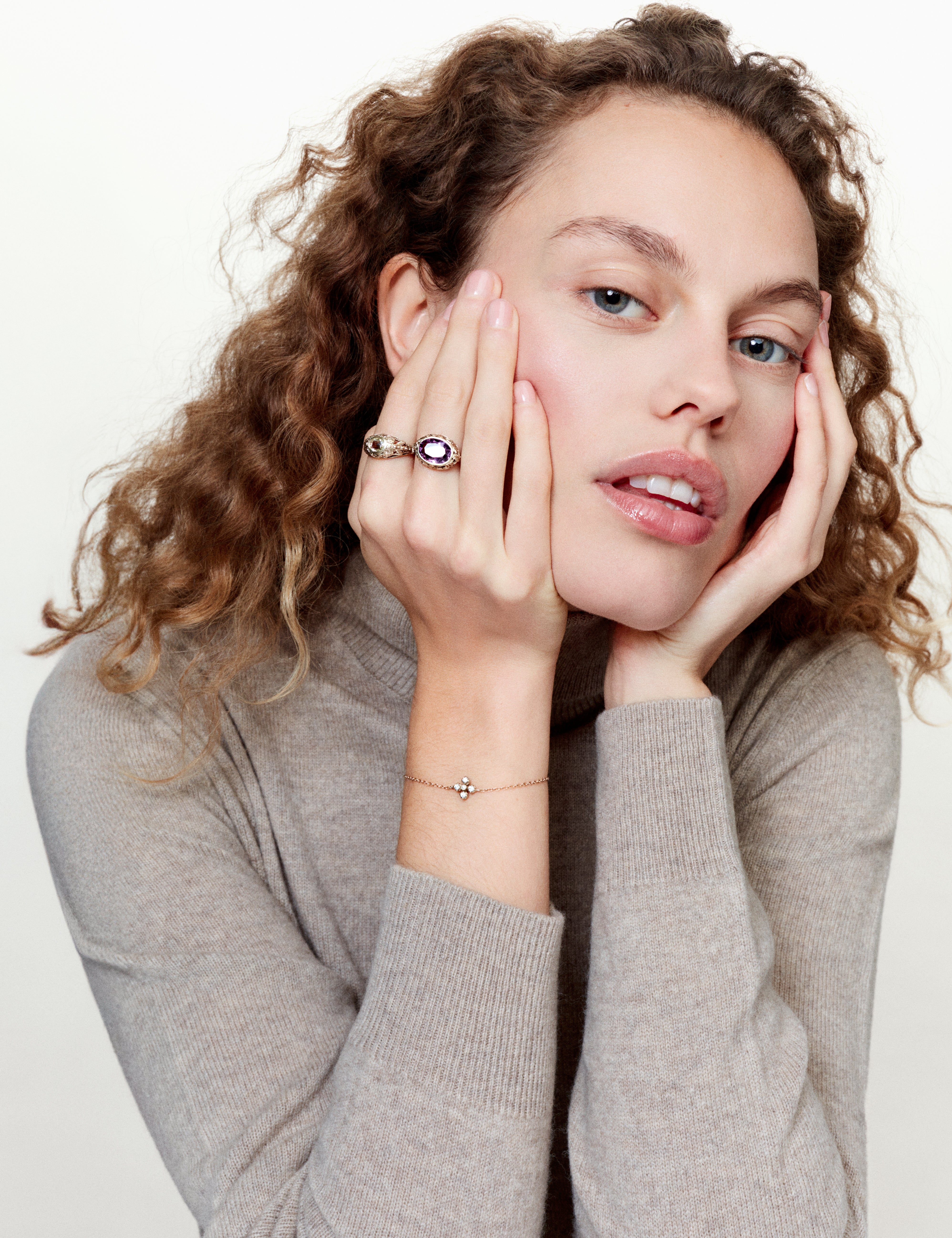 Bague Caroline tourmaline rose