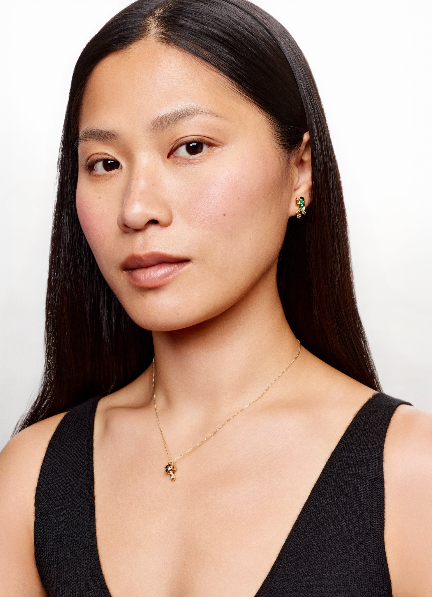 Collier Wonderland or jaune et diamants