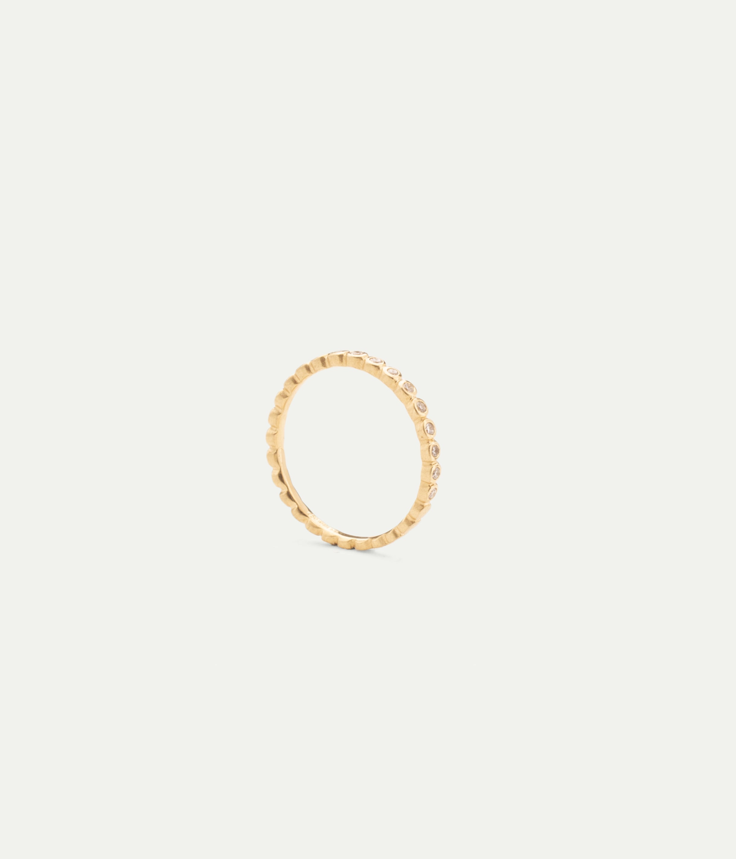 Estelle yellow gold diamonds ring