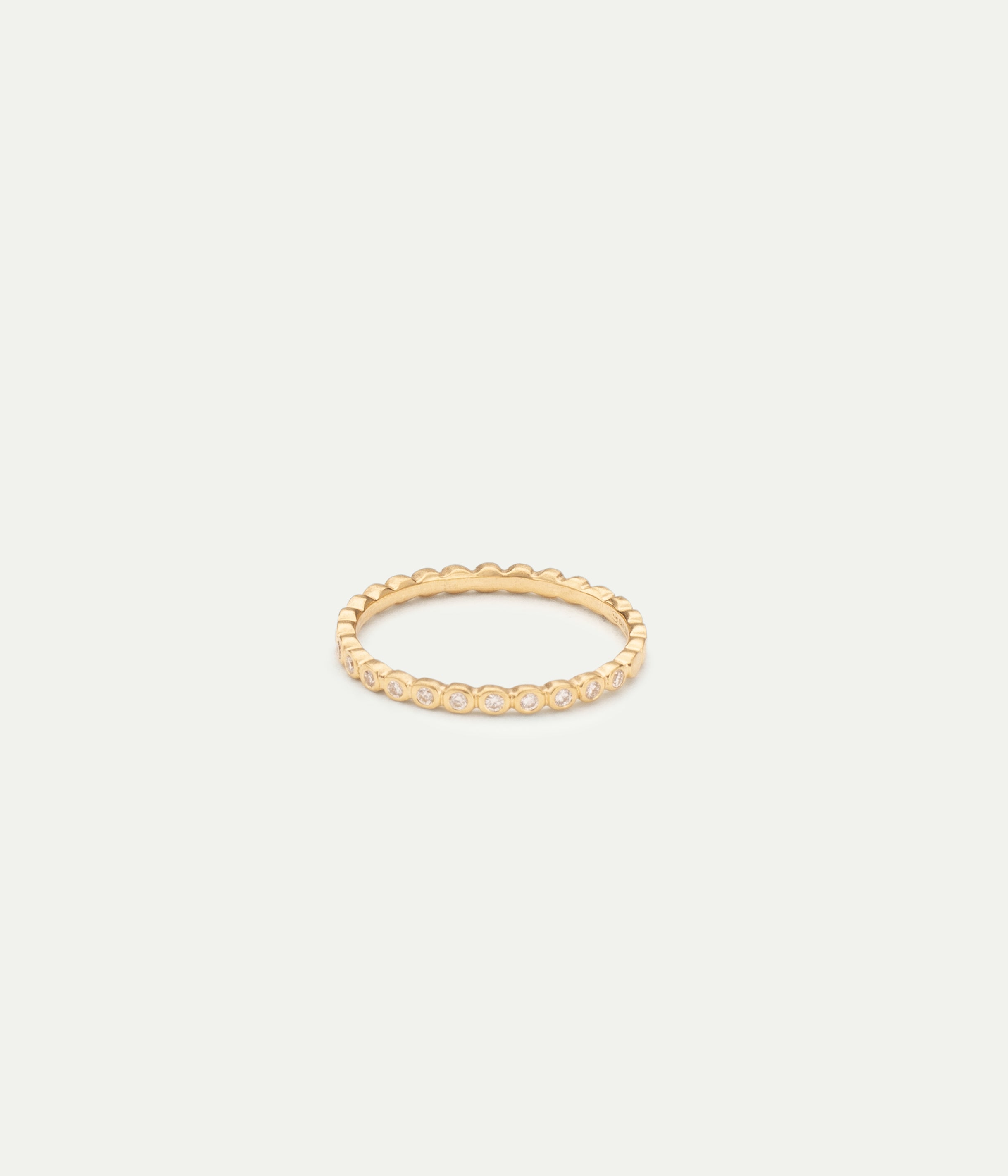 Estelle yellow gold diamonds ring