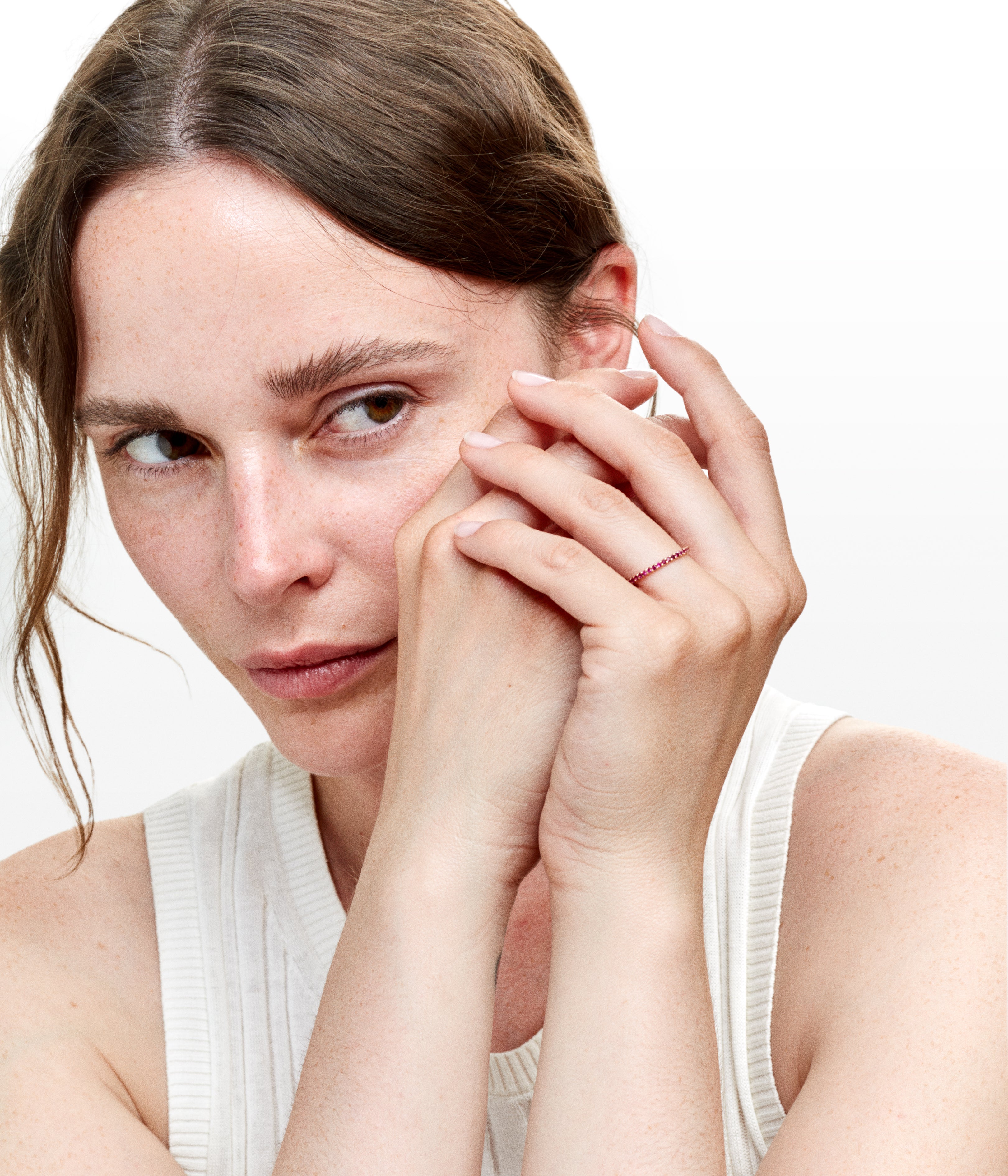 Solange rich pink sapphires ring